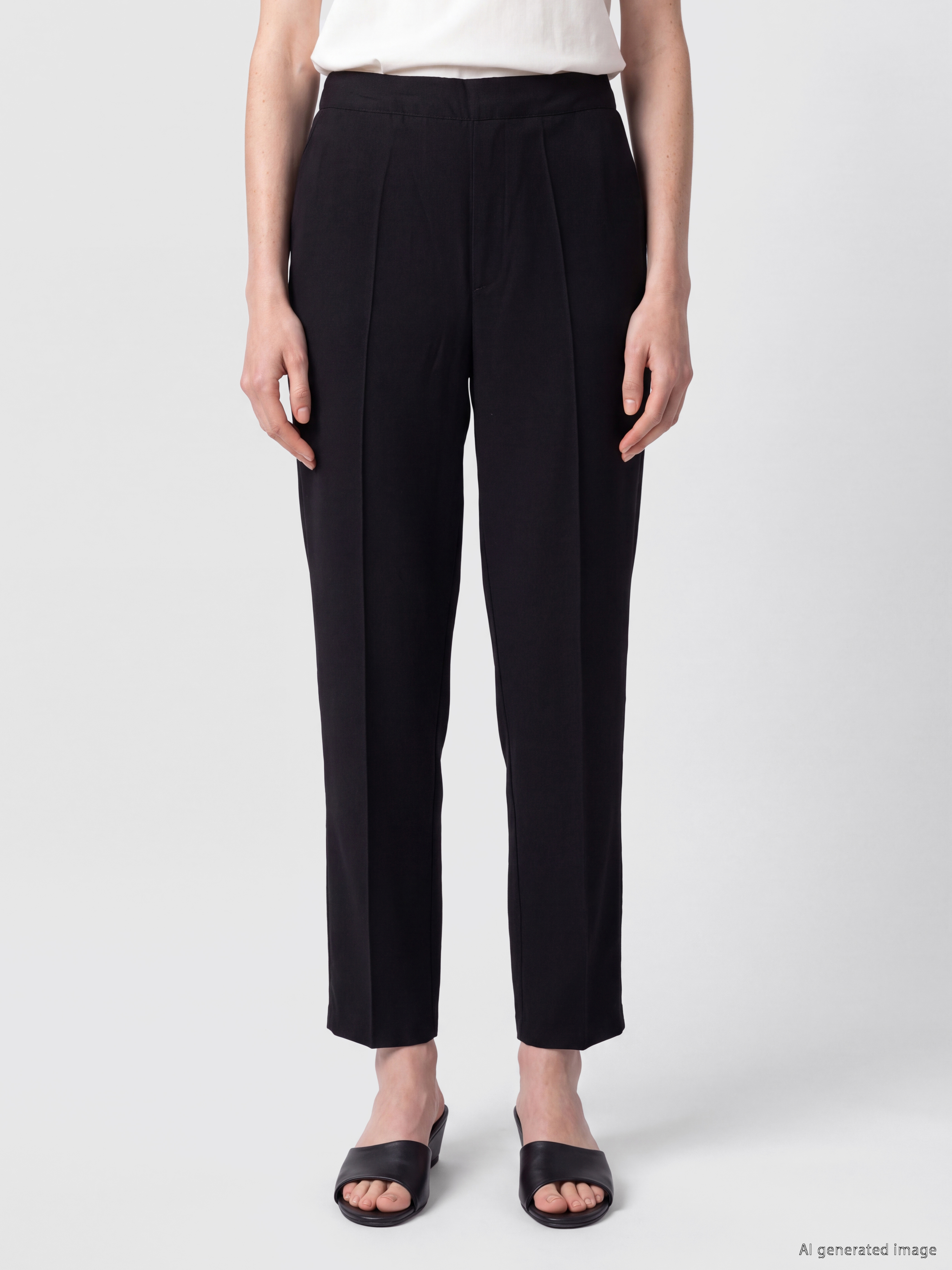 LCW Comfort Beli Lastikli Kadın Pantolon görsel 2