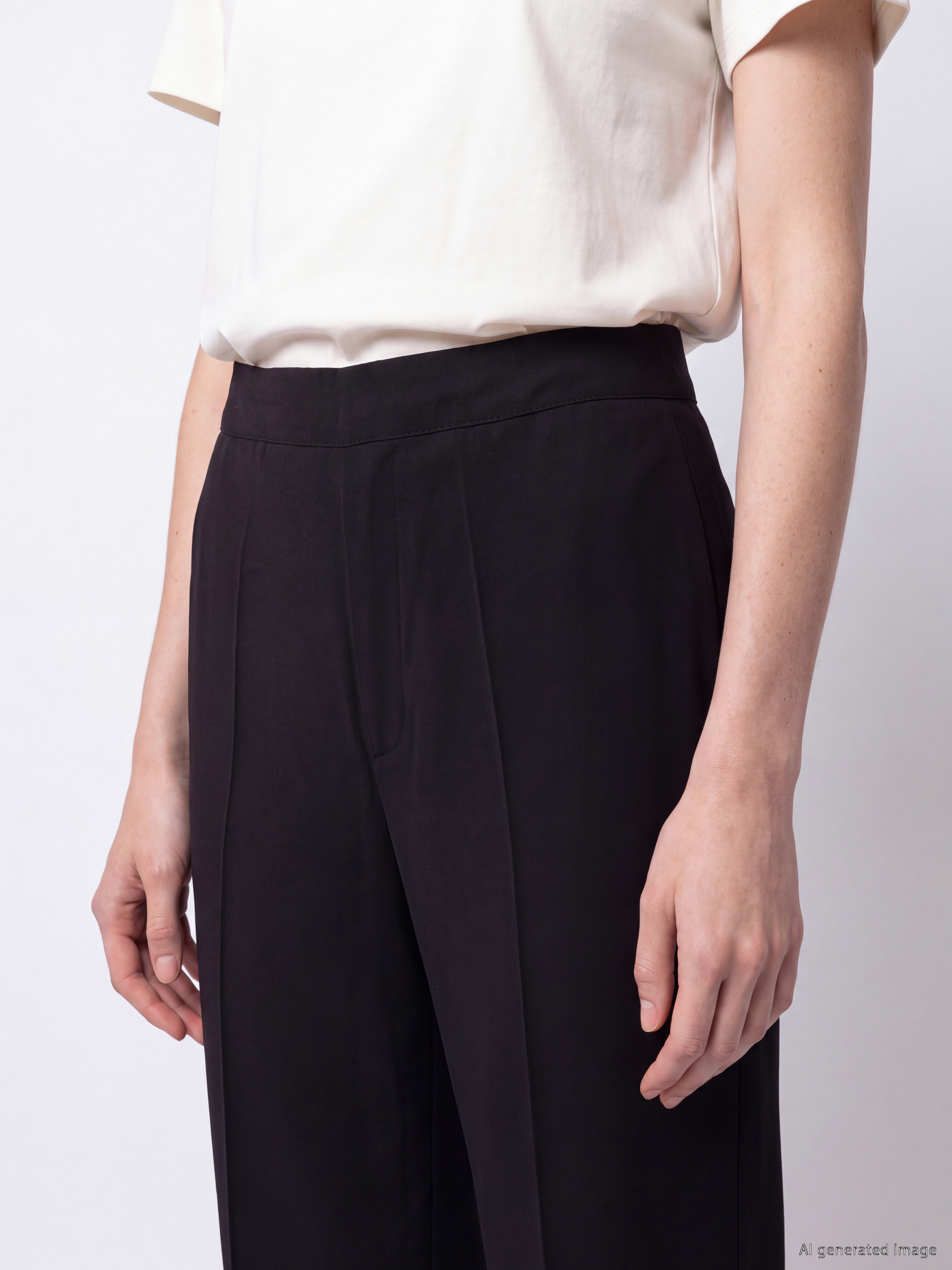 LCW Comfort Beli Lastikli Kadın Pantolon görsel 3