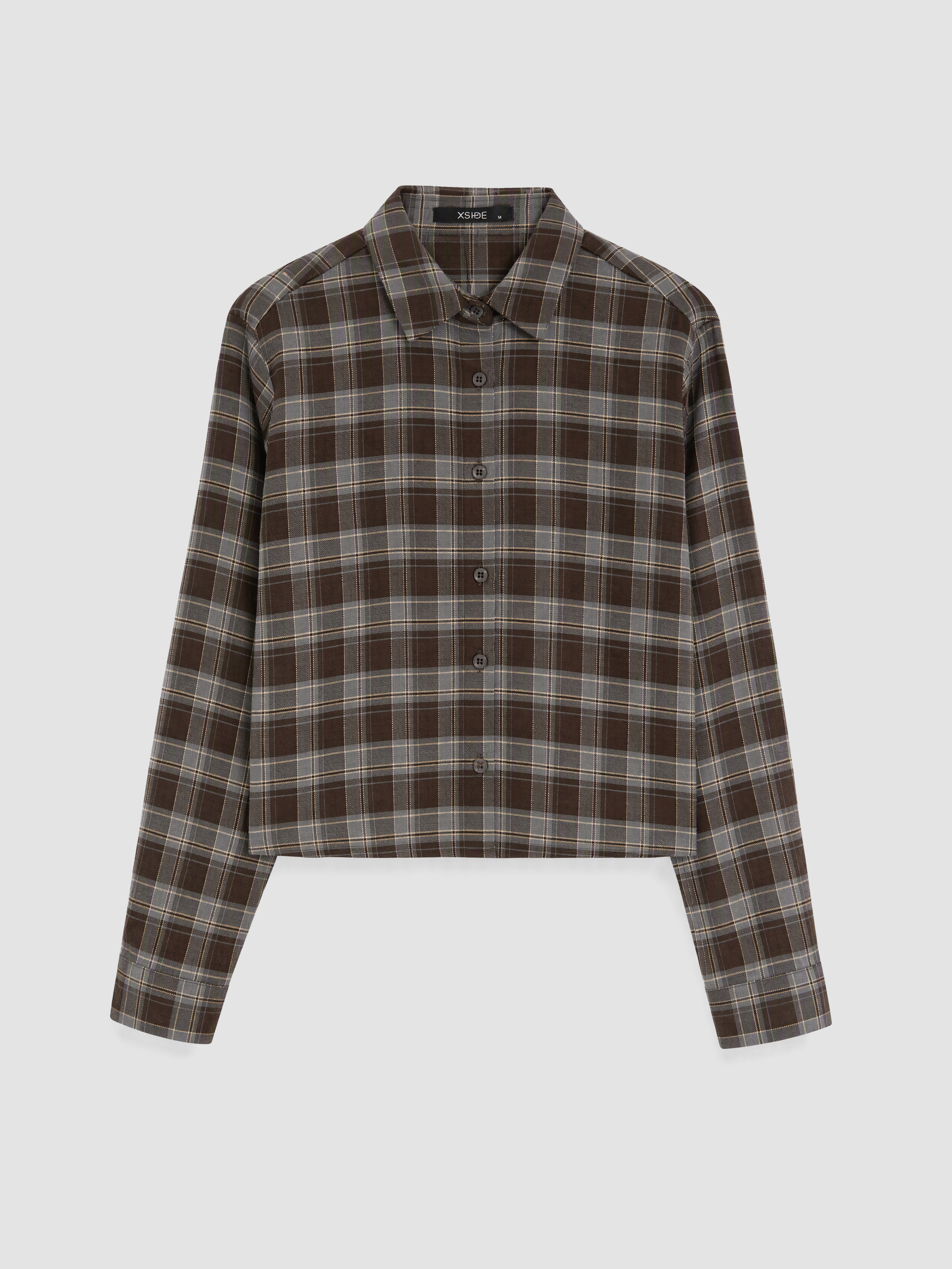 XSIDE Ekose Oversize Kadın Oduncu Gömlek görsel 5