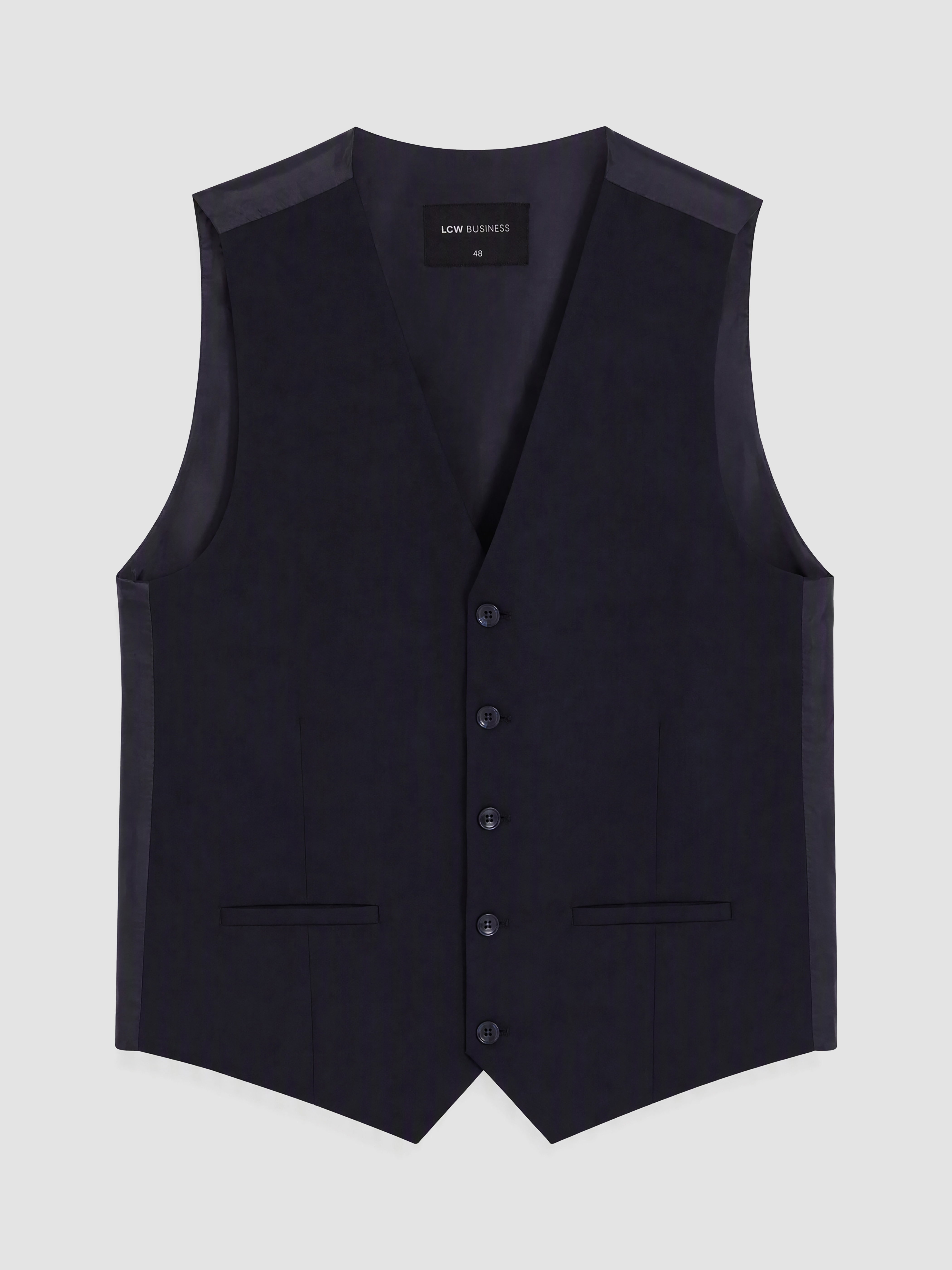 LCW BUSINESS Slim Fit Erkek Klasik Yelek görsel 4
