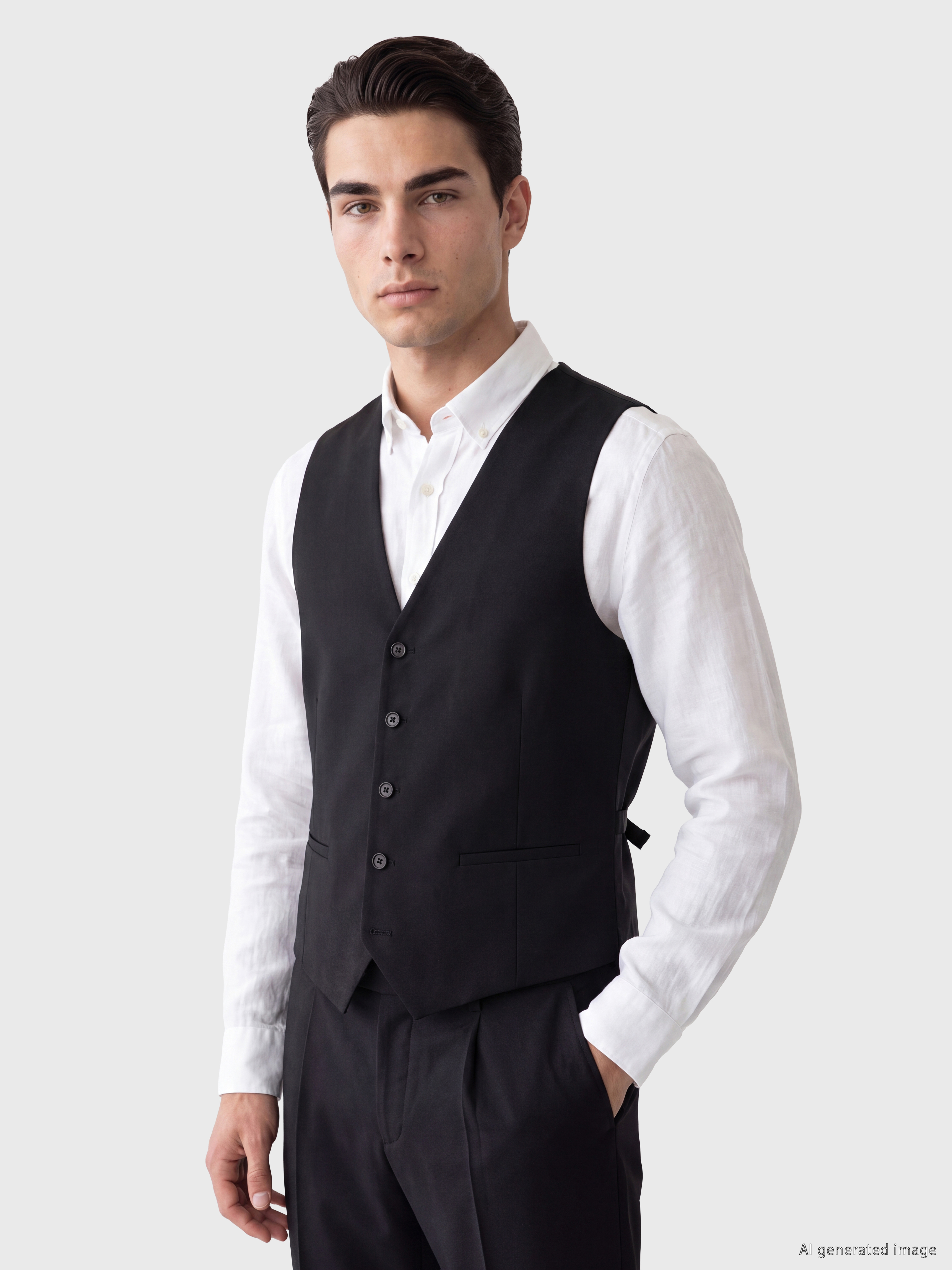 LCW BUSINESS Slim Fit Erkek Klasik Yelek