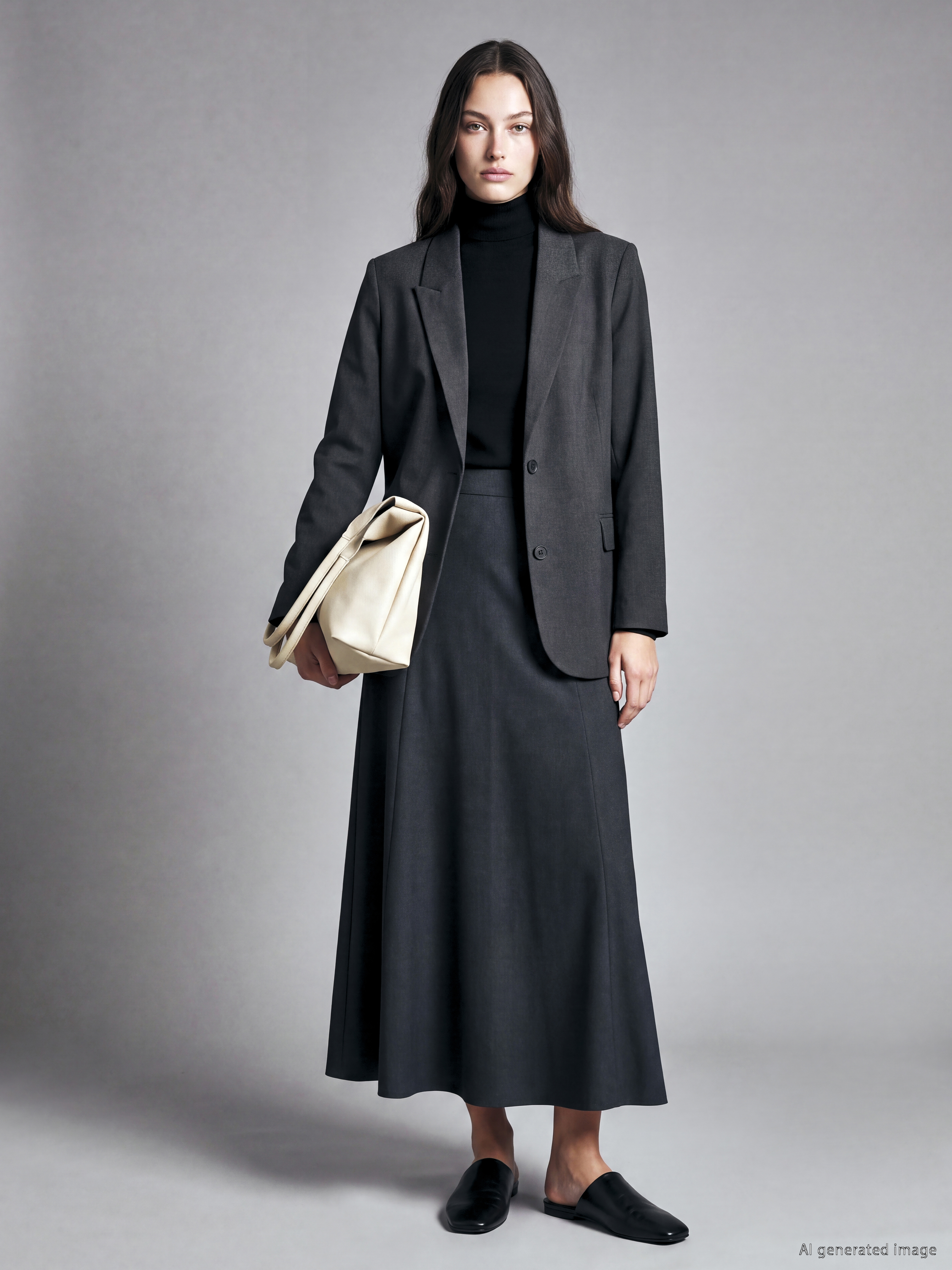 LCW Modest Beli Fermuarlı Kloş Etek