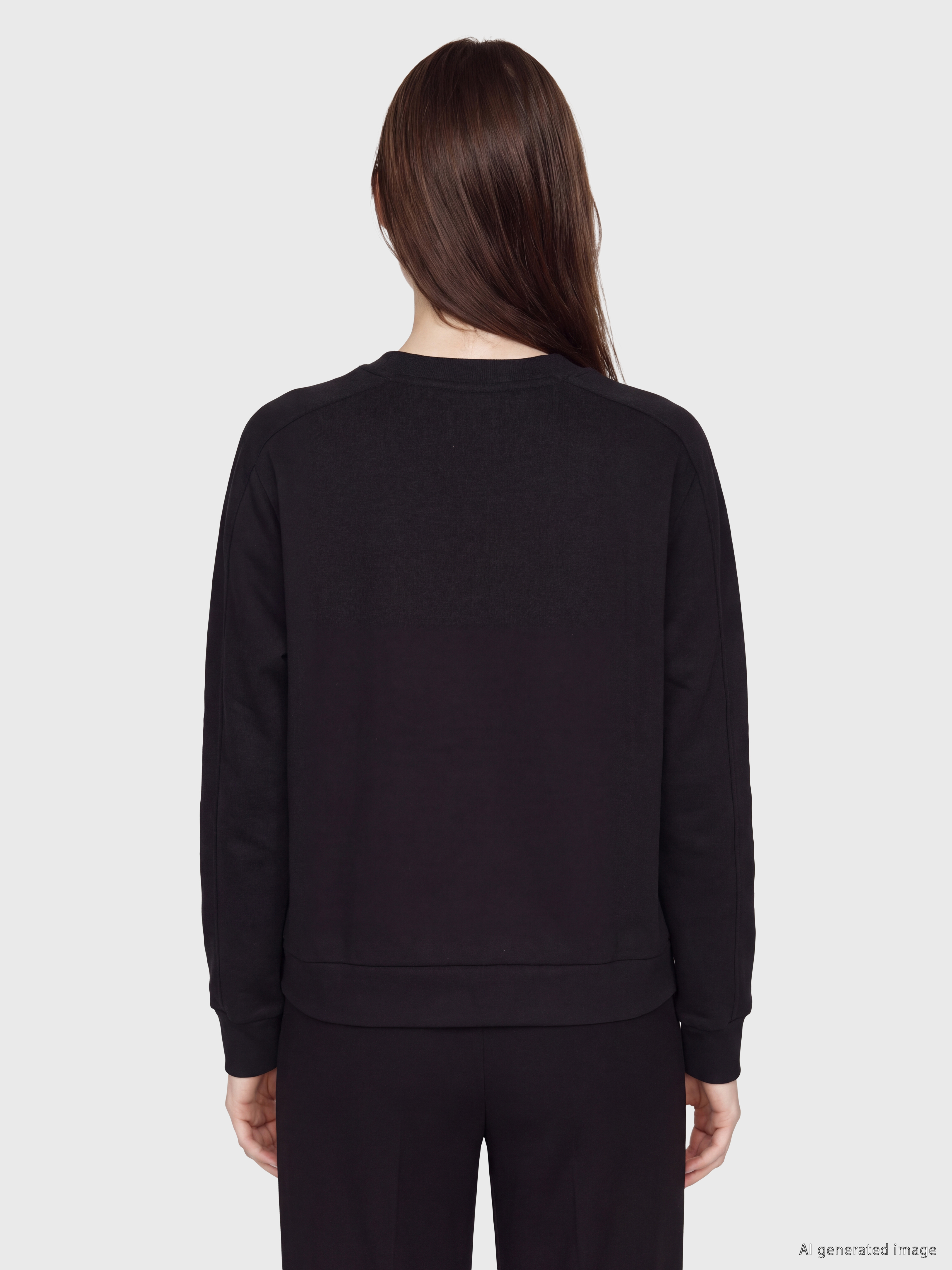 LCW Vision Soft Touch Oversize Kadın Sweatshirt görsel 4