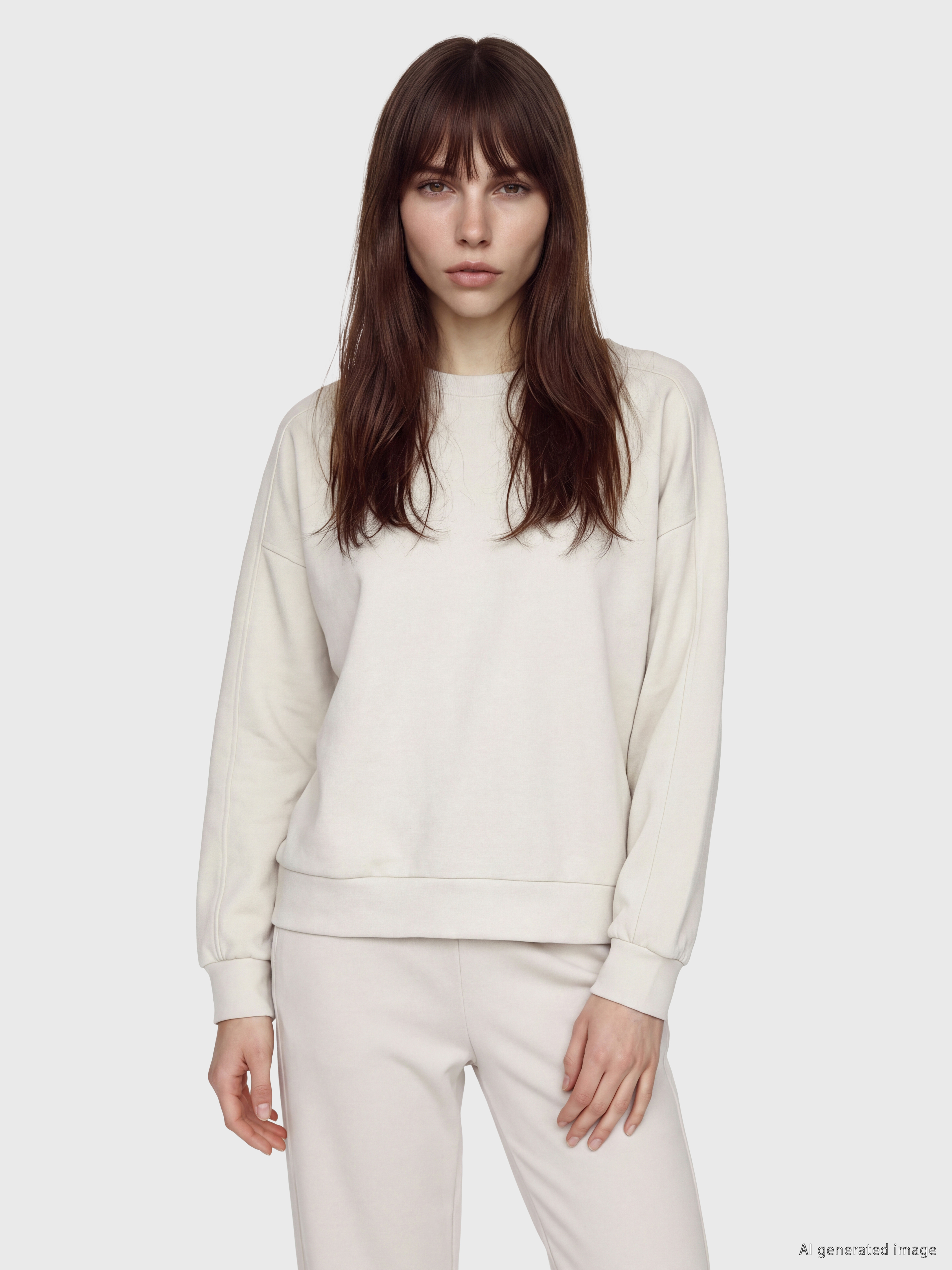 LCW Vision Soft Touch Oversize Kadın Sweatshirt