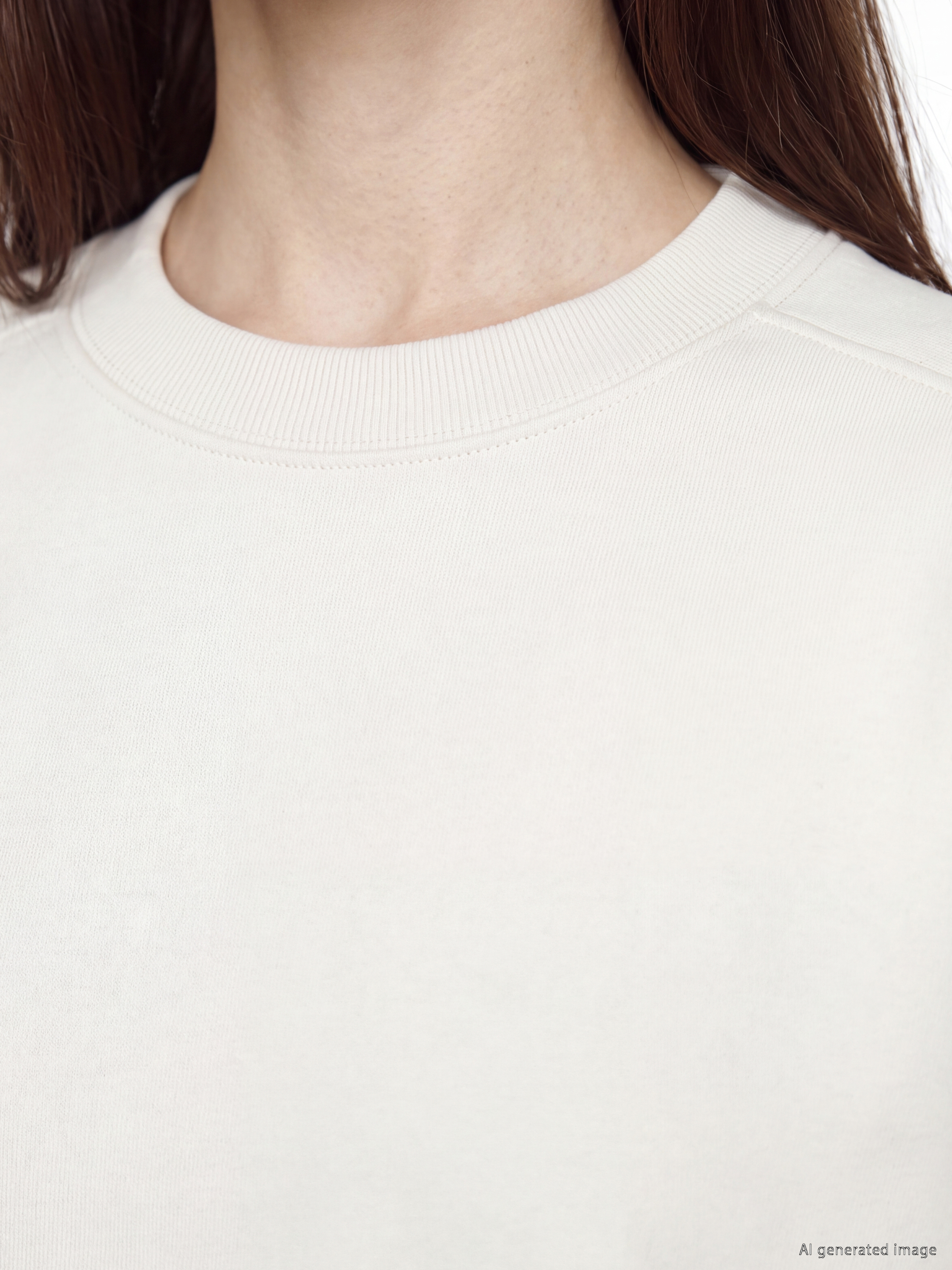 LCW Vision Soft Touch Oversize Kadın Sweatshirt görsel 3