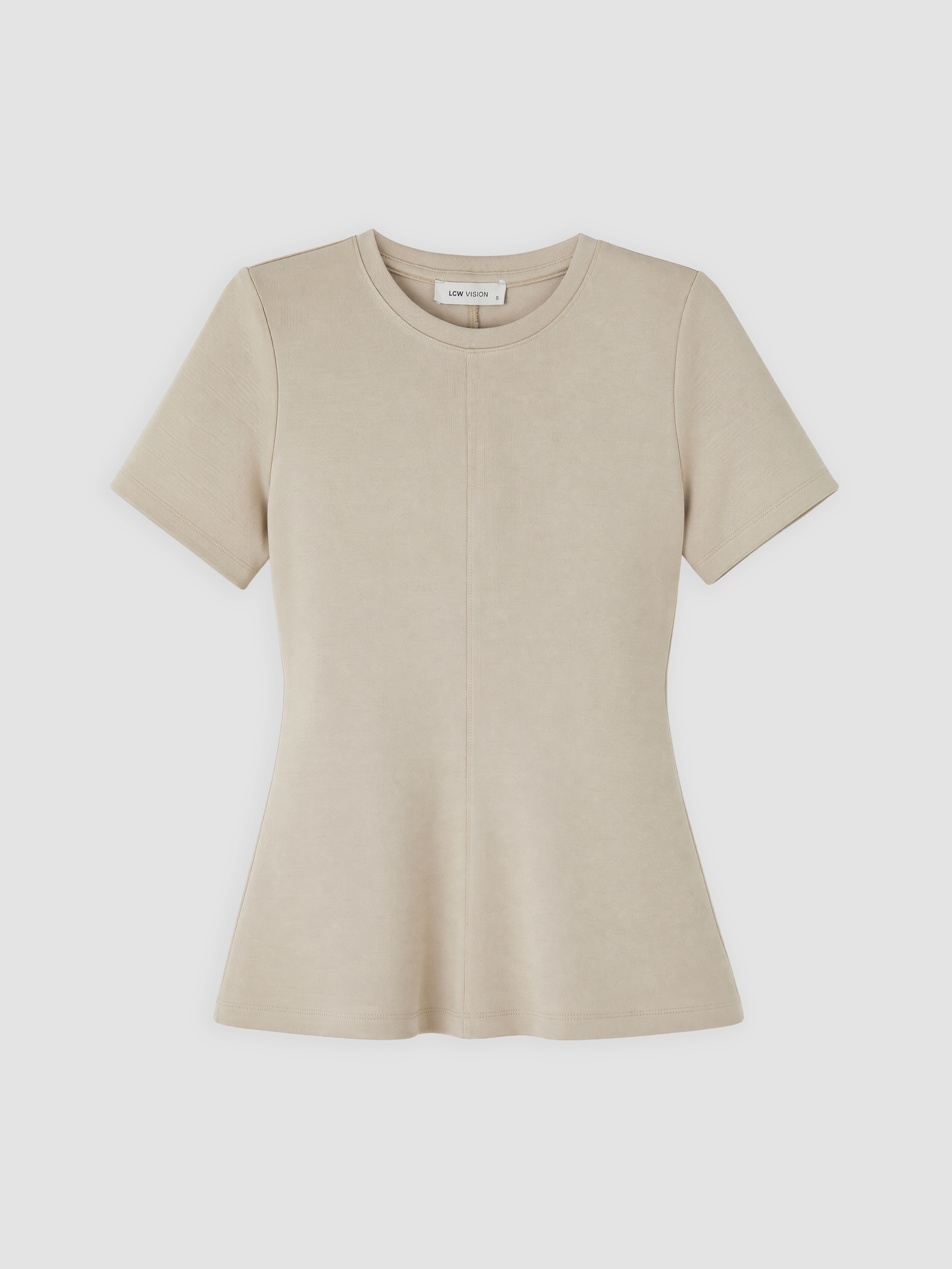 LCW Vision Soft Touch Peplum Bluz görsel 5