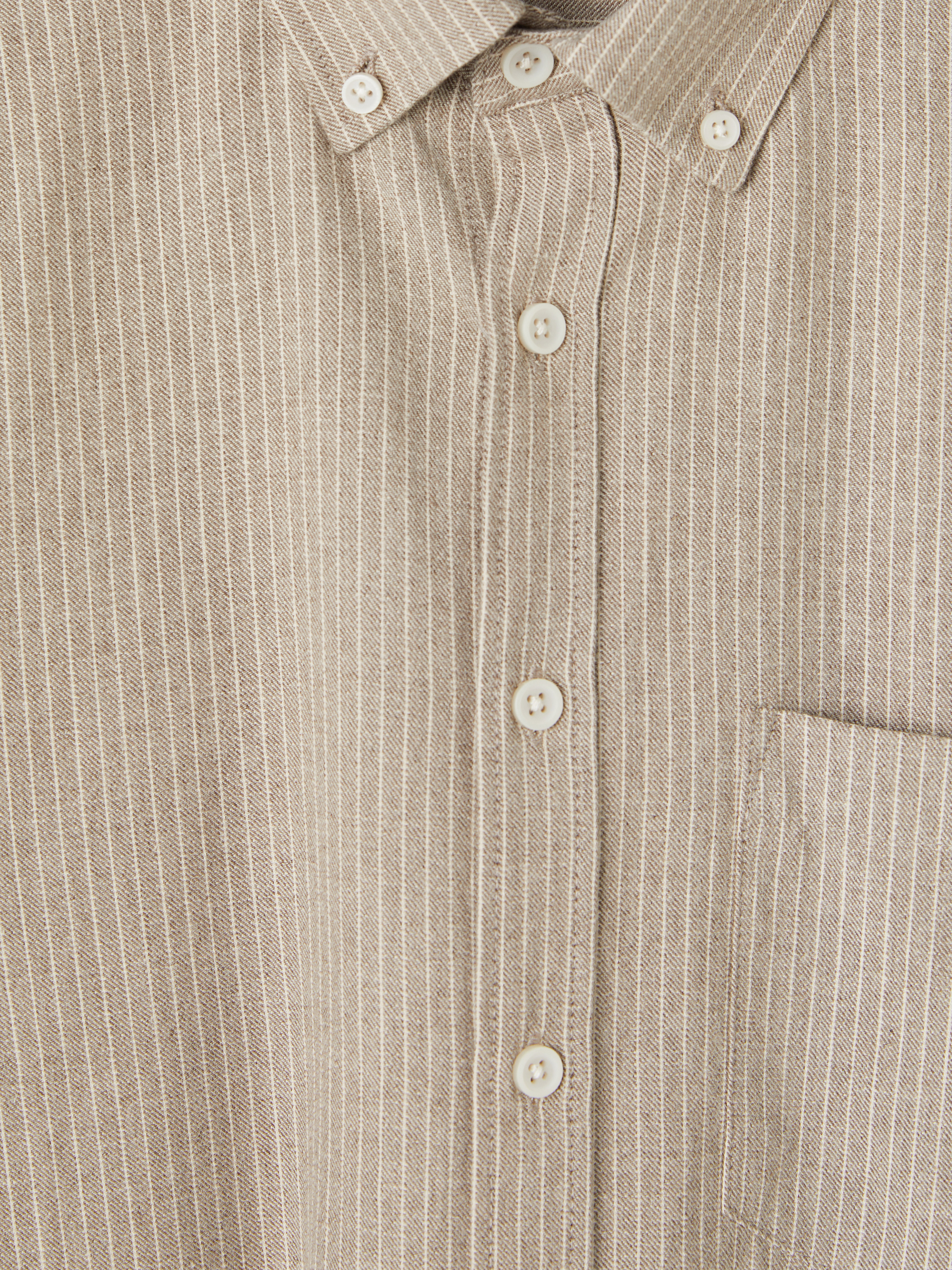 LCWAIKIKI Classic Regular Fit Çizgili Gabardin Erkek Gömlek görsel 6