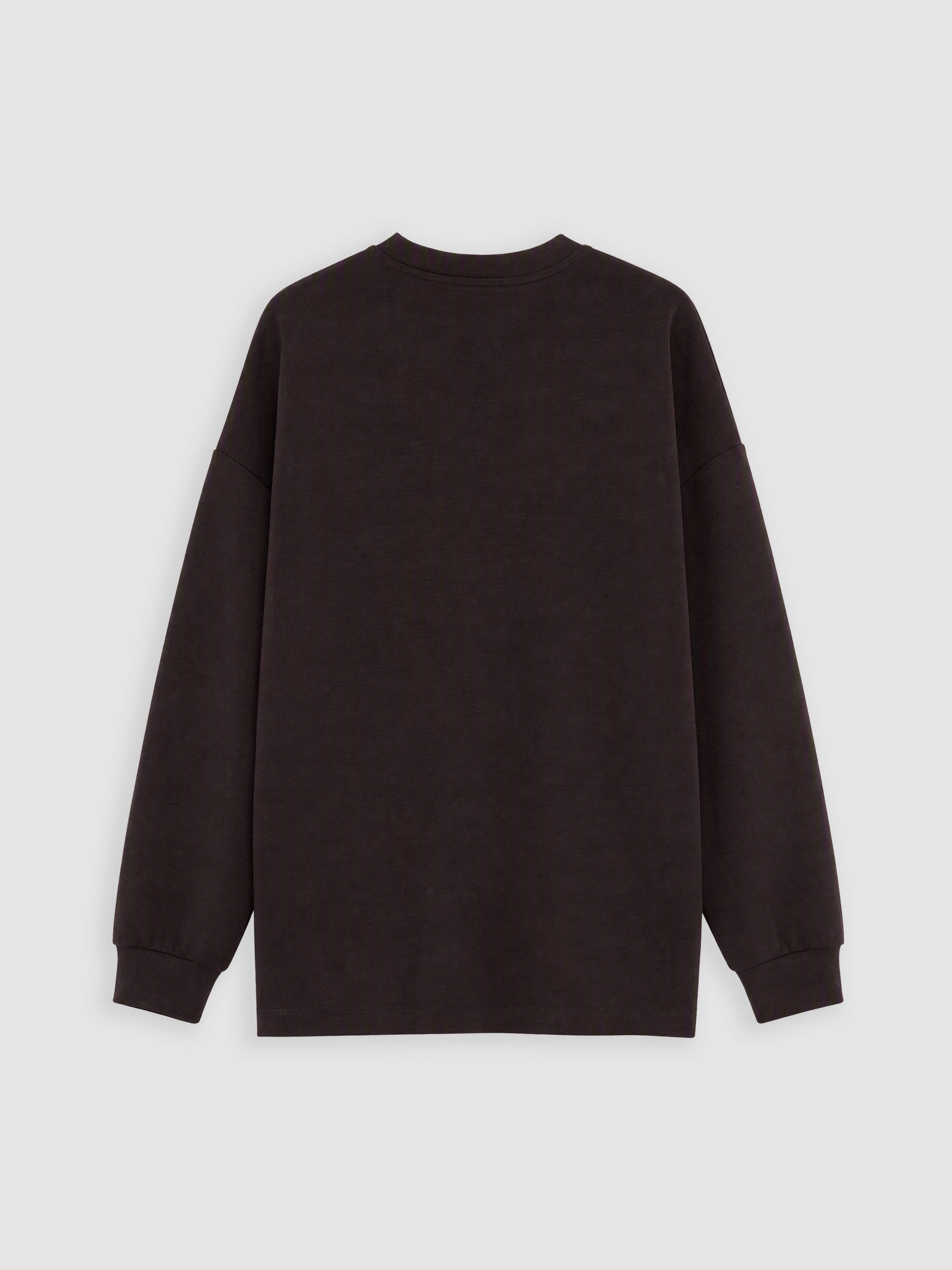 LCW Modest Soft Touch Oversize Kadın Sweatshirt Tunik görsel 7