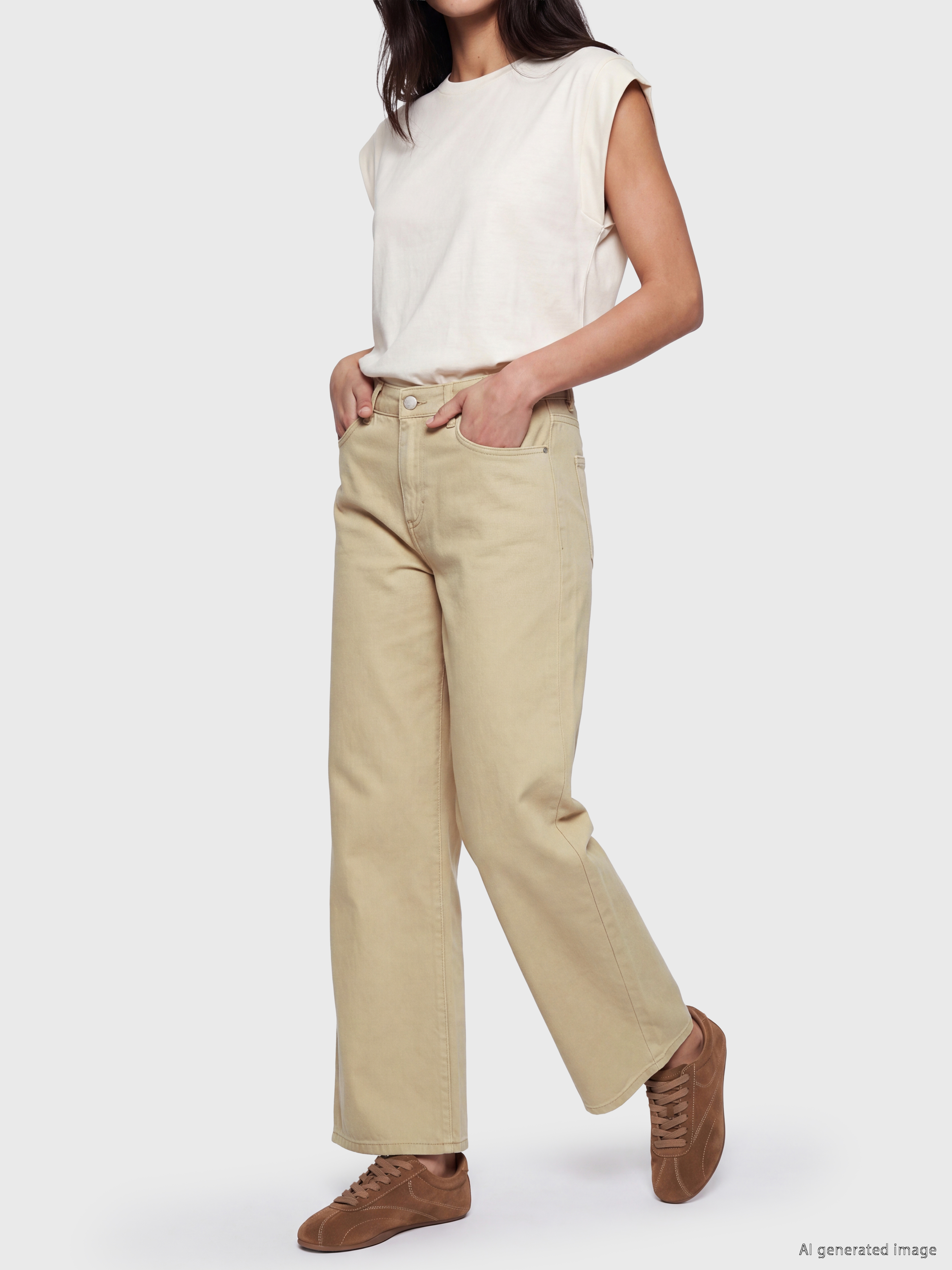 LCW Jeans Wideleg Kadın Jean Pantolon görsel 2