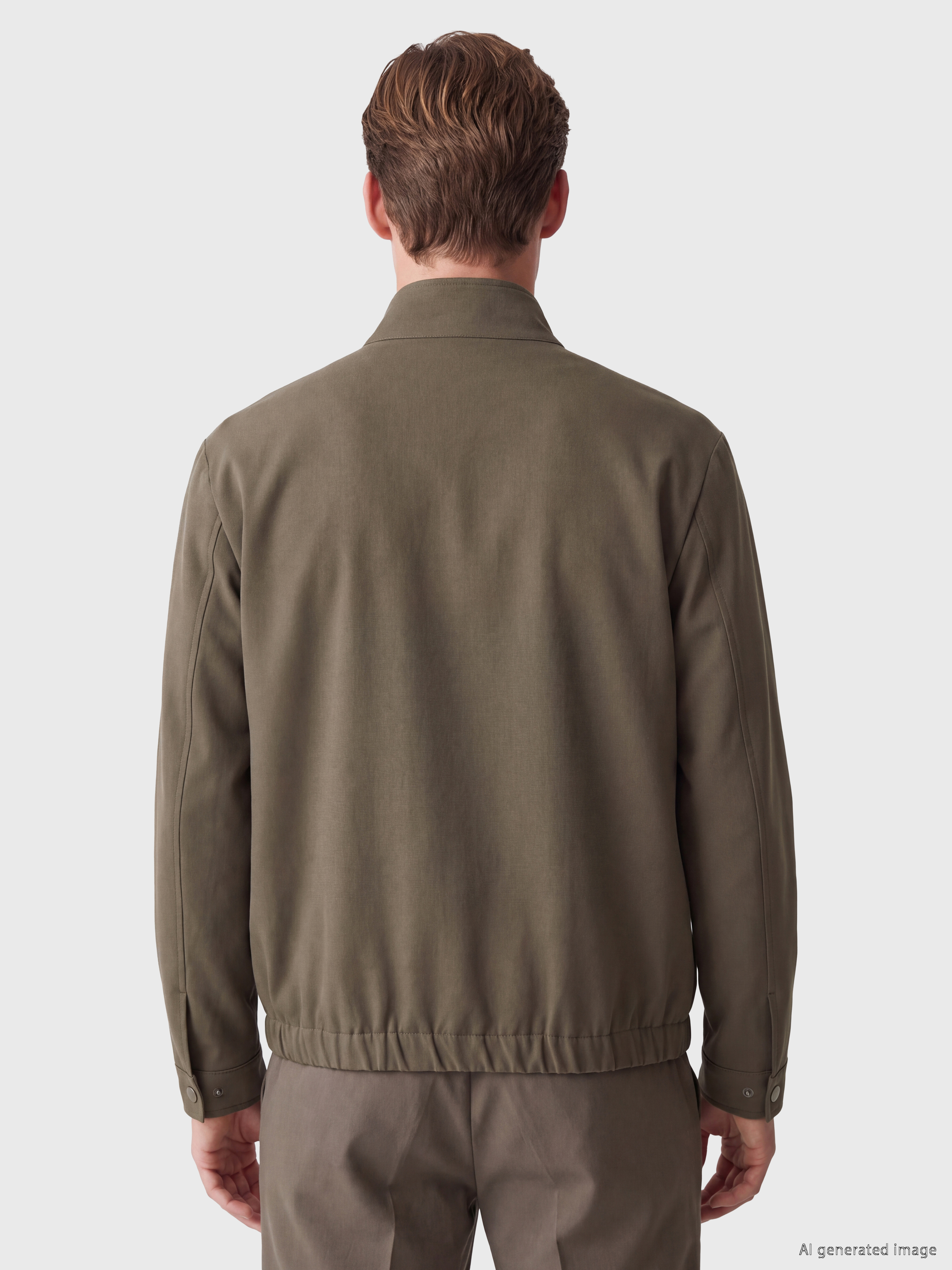 SOUTHBLUE Regular Fit Dik Yaka Erkek Bomber Ceket görsel 5