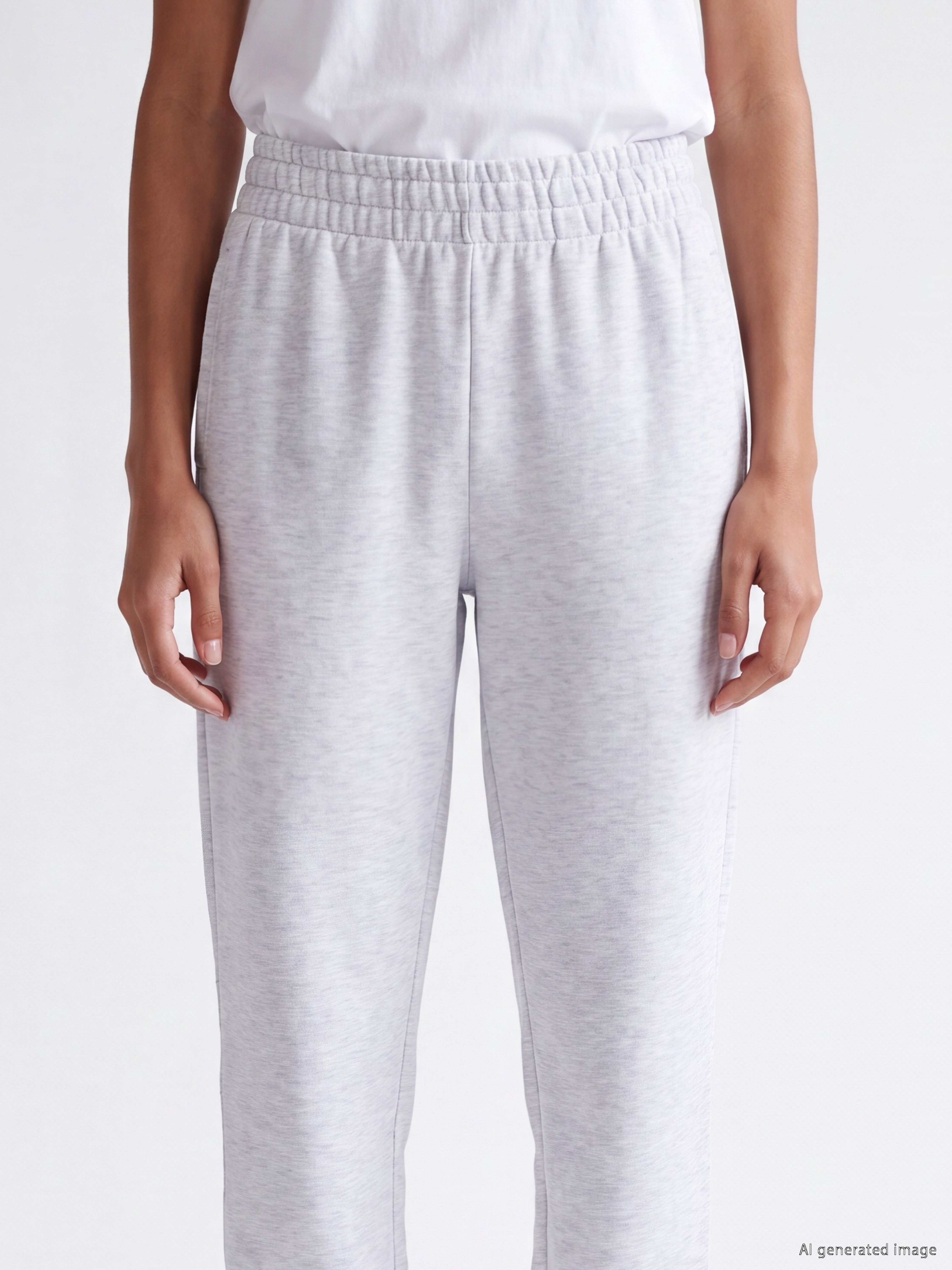 XSIDE Beli Lastikli Kadın Jogger Eşofman Altı görsel 3