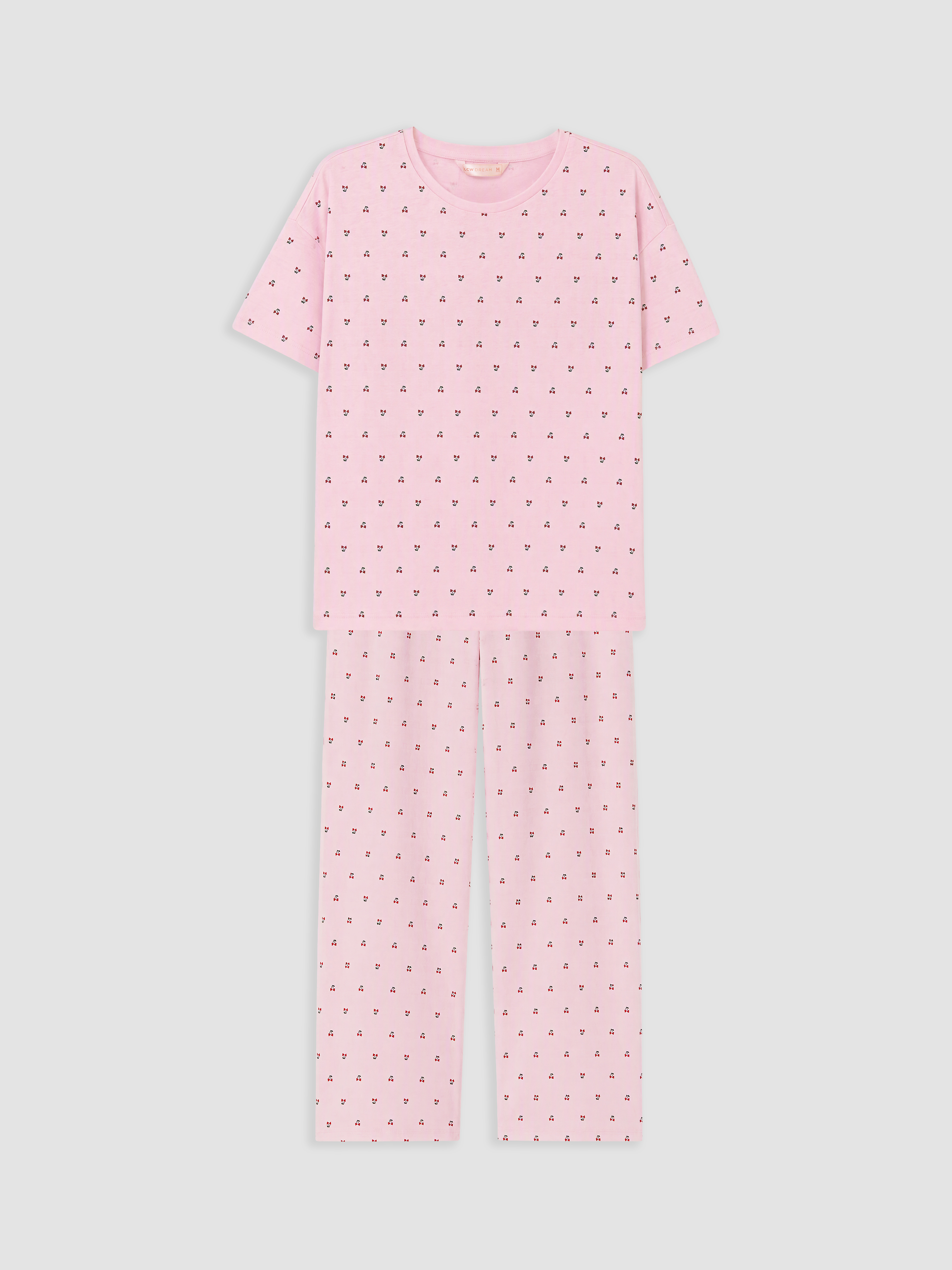 LCW DREAM Kiraz Desenli Kadın Pijama Takım
