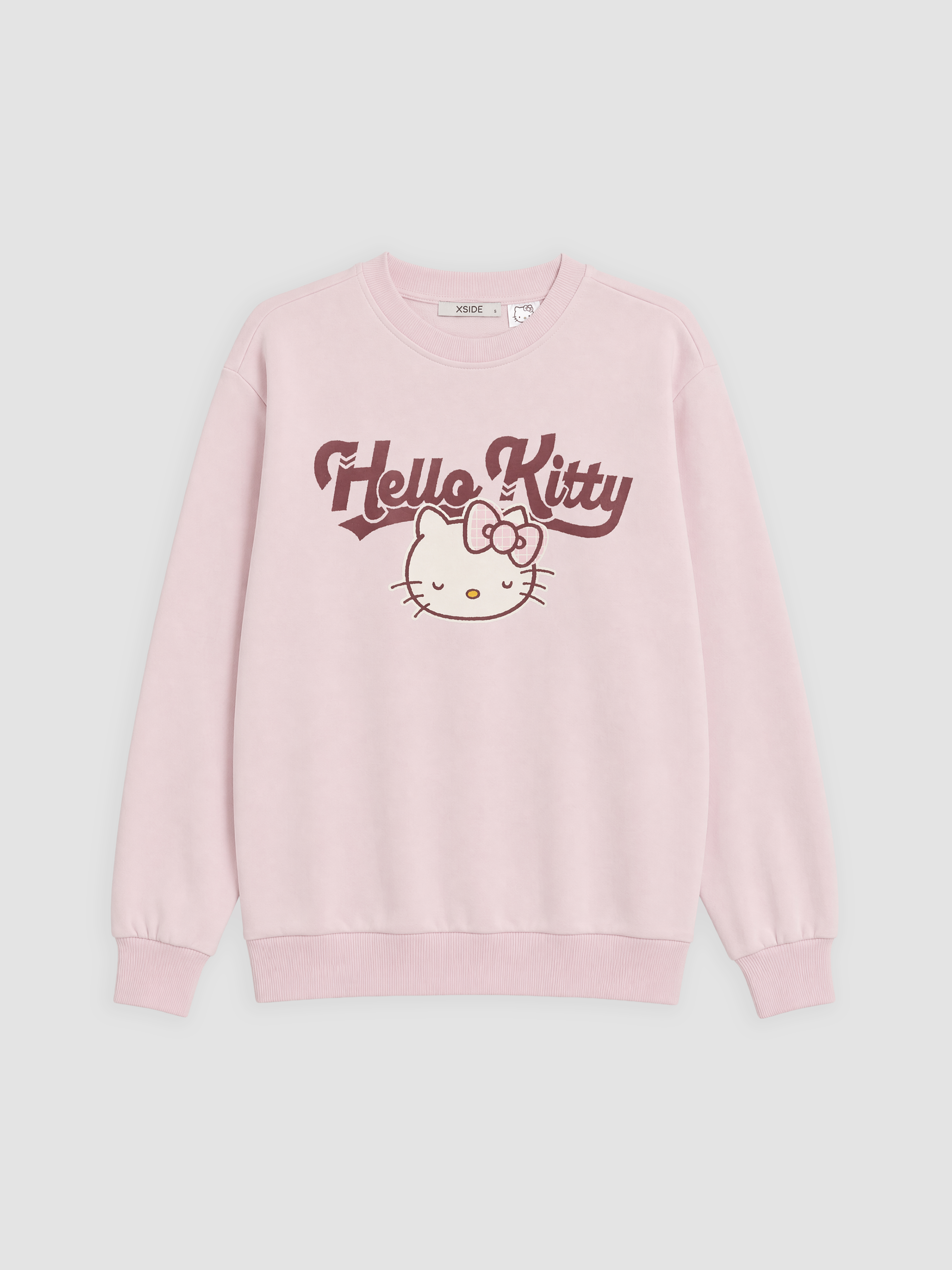 XSIDE Hello Kitty Baskılı Oversize Kadın Kalın Sweatshirt görsel 5