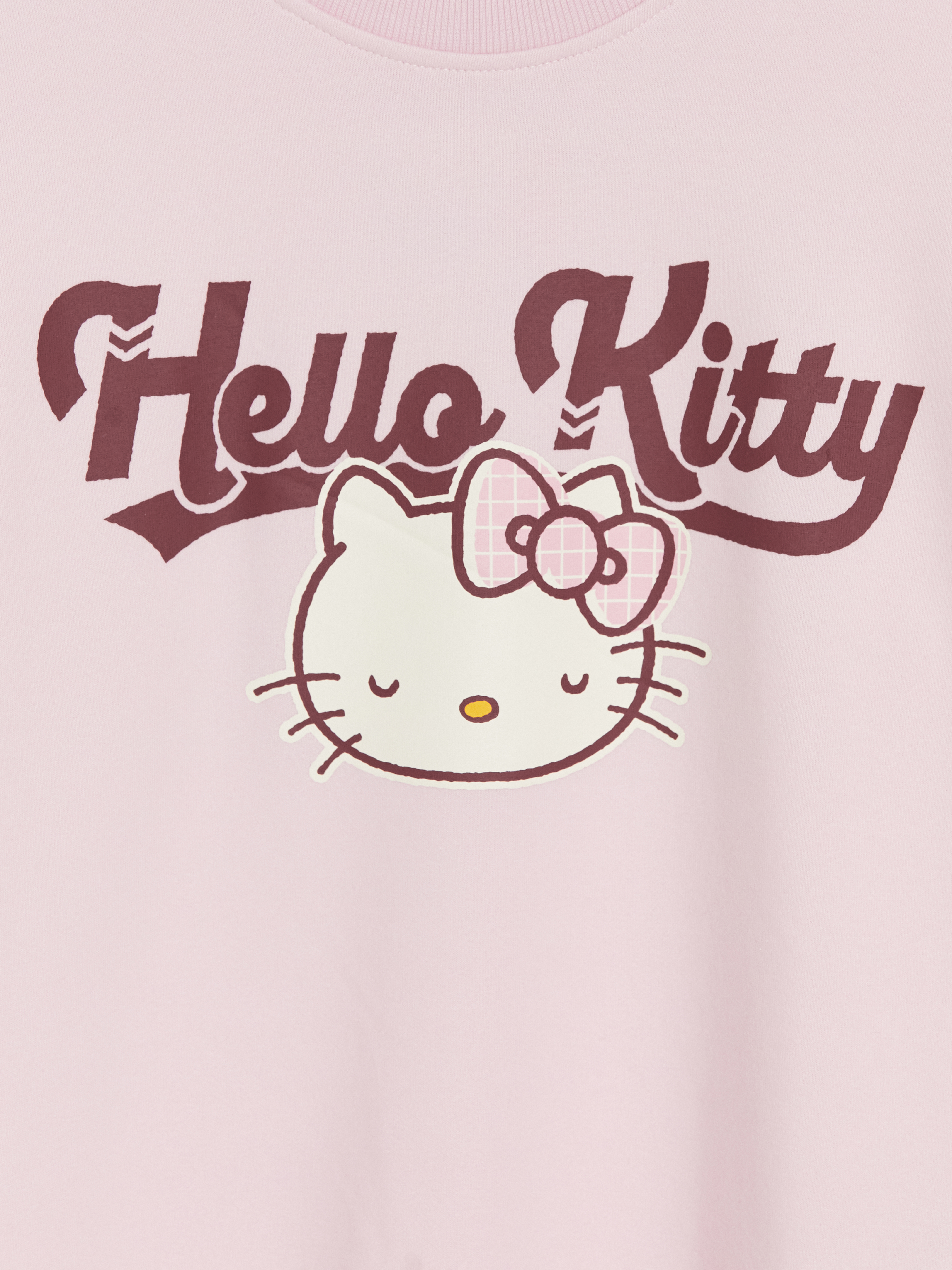 XSIDE Hello Kitty Baskılı Oversize Kadın Kalın Sweatshirt görsel 7