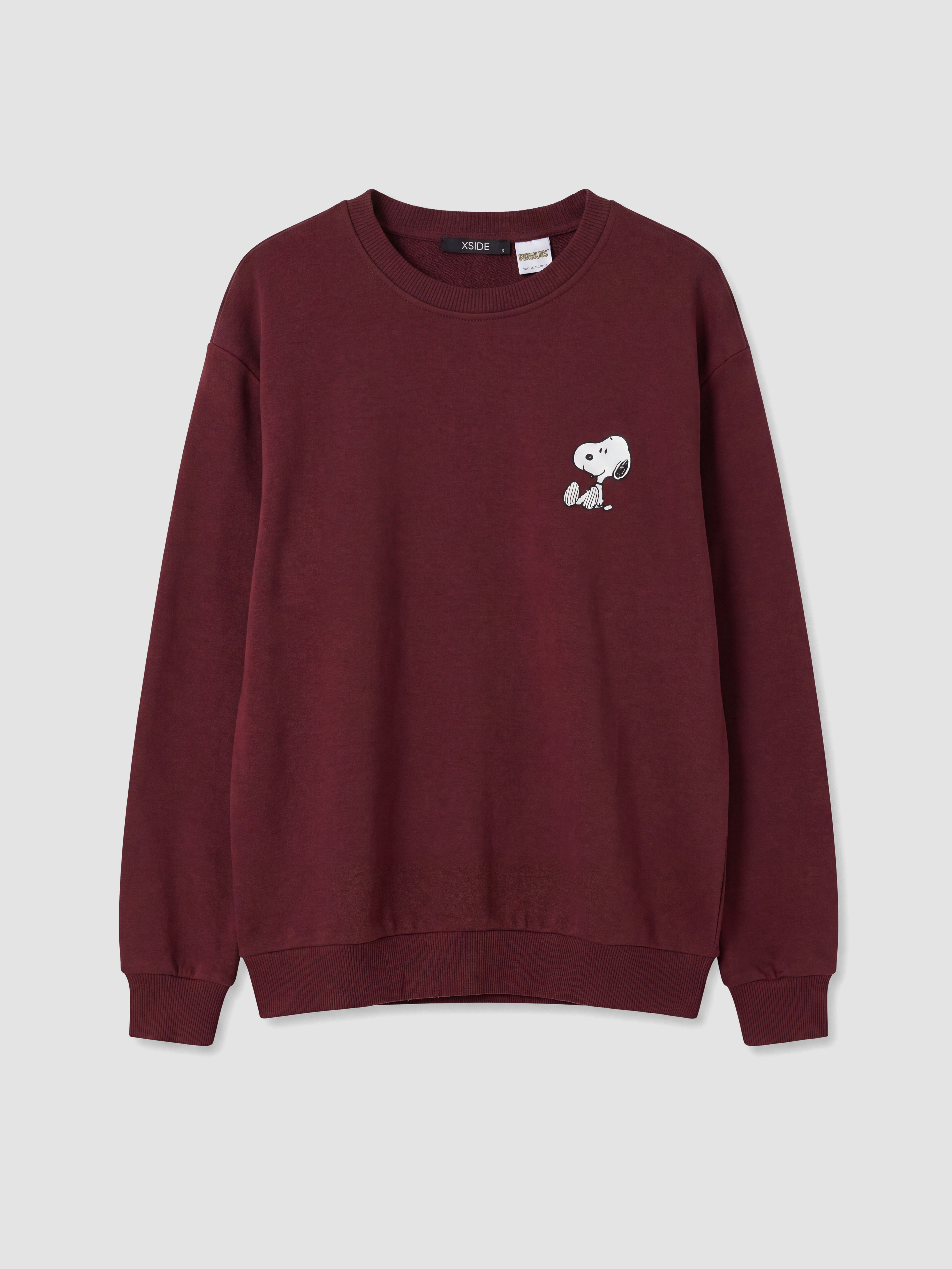 XSIDE Snoopy Baskılı Kalın Oversize Kadın Sweatshirt görsel 5