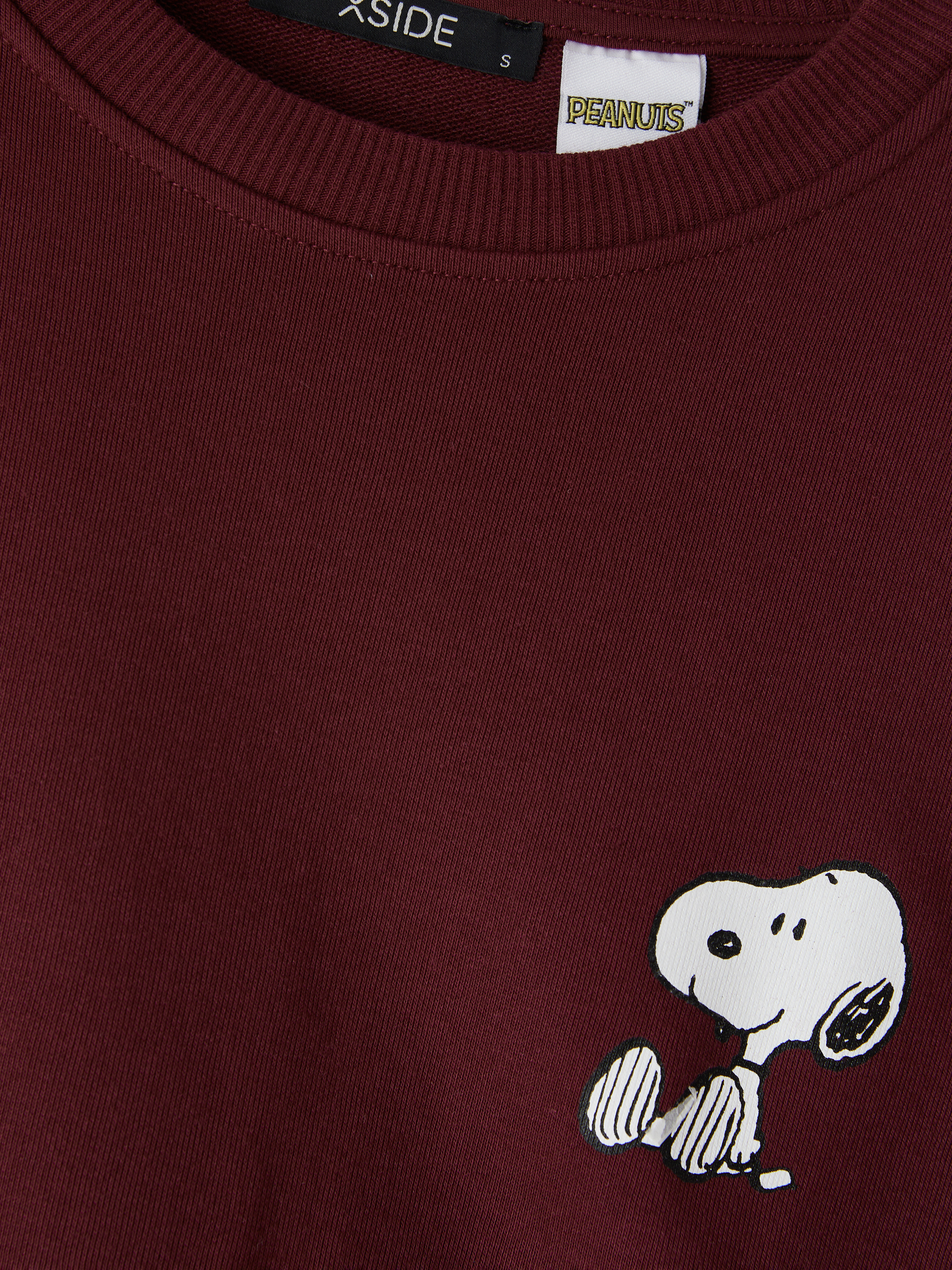 XSIDE Snoopy Baskılı Kalın Oversize Kadın Sweatshirt görsel 7
