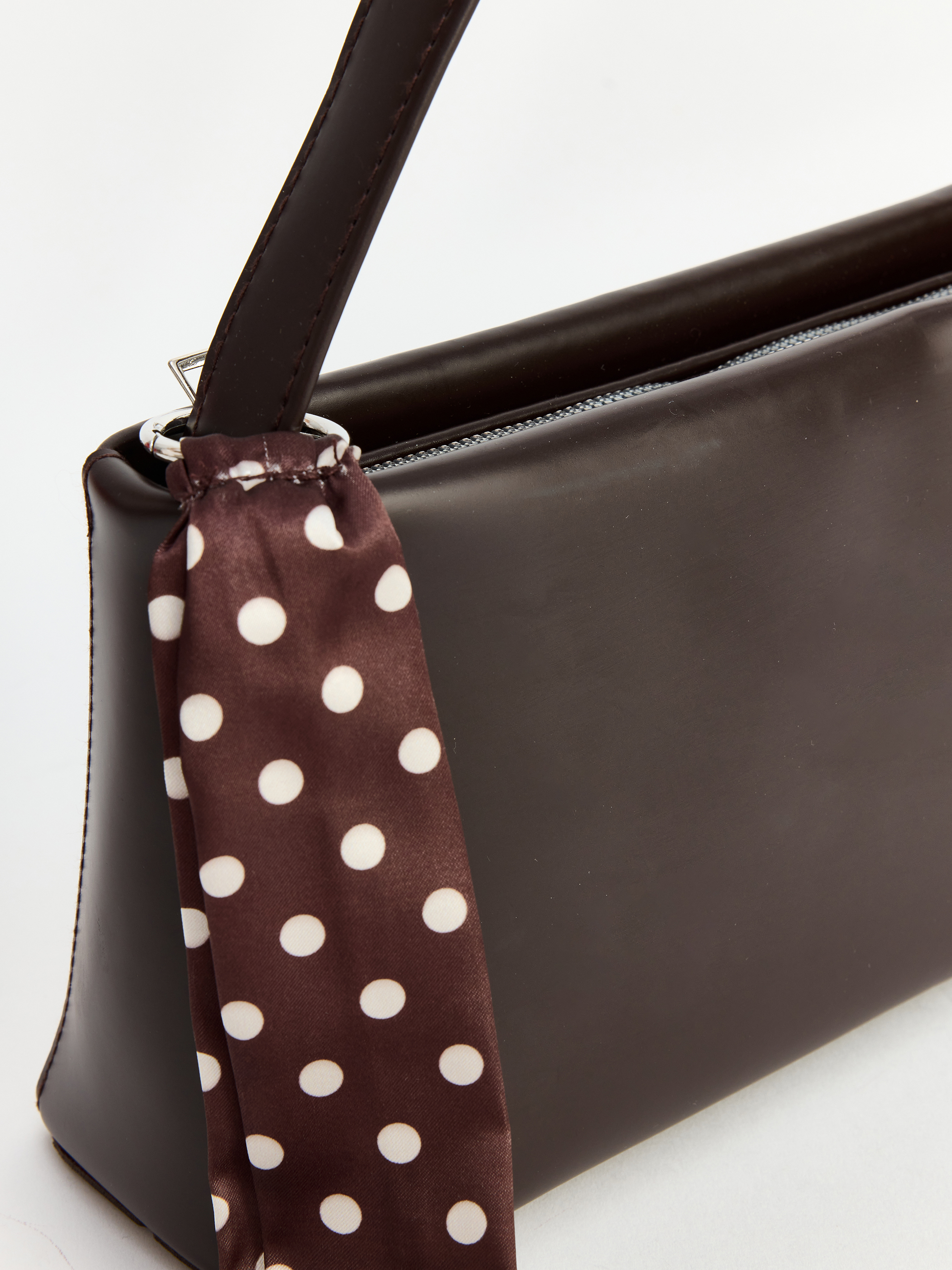 LCW ACCESSORIES Deri Görünümlü Fularlı Kadın Kol Çantası görsel 4