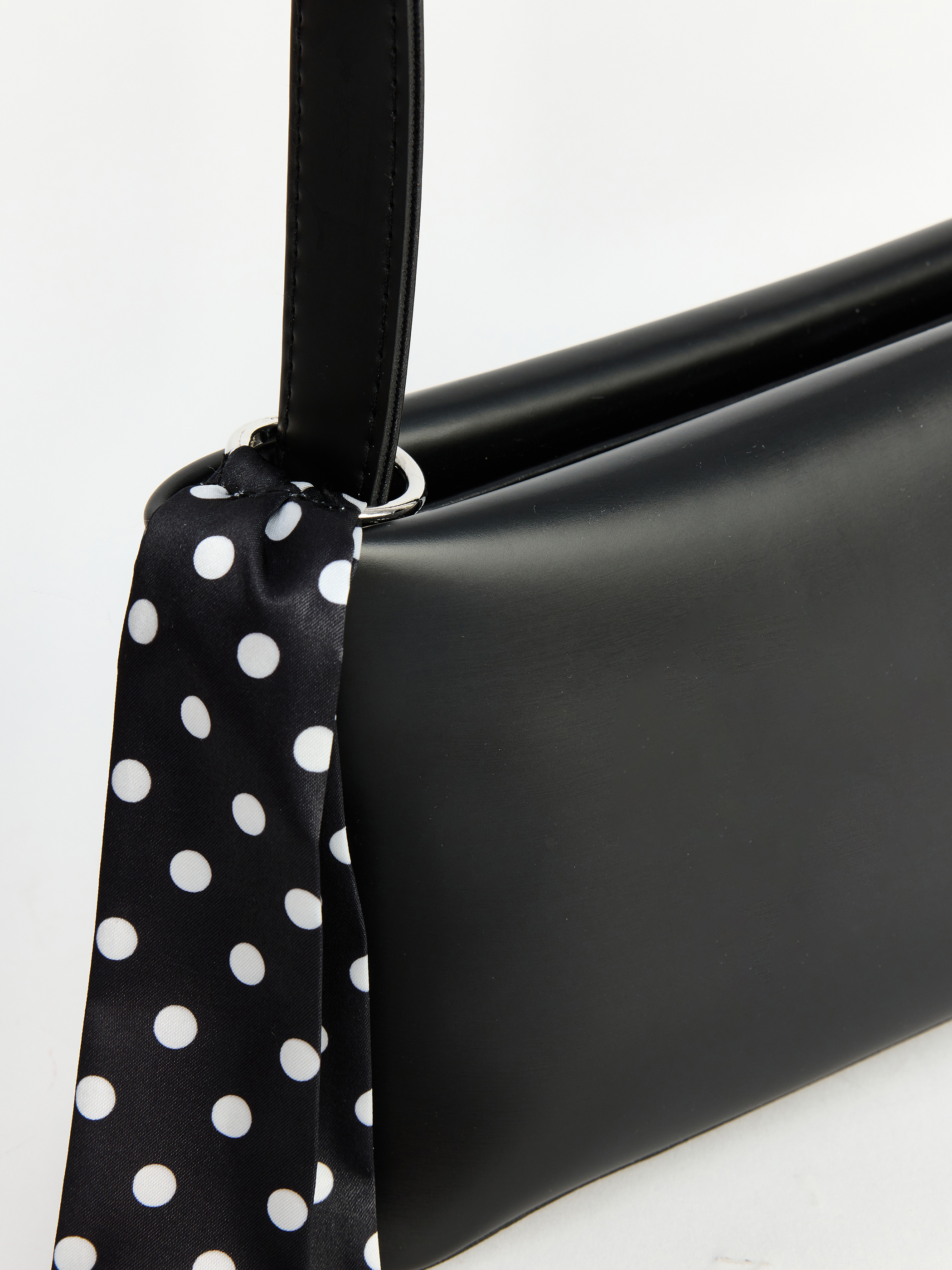 LCW ACCESSORIES Deri Görünümlü Fularlı Kadın Kol Çantası görsel 4