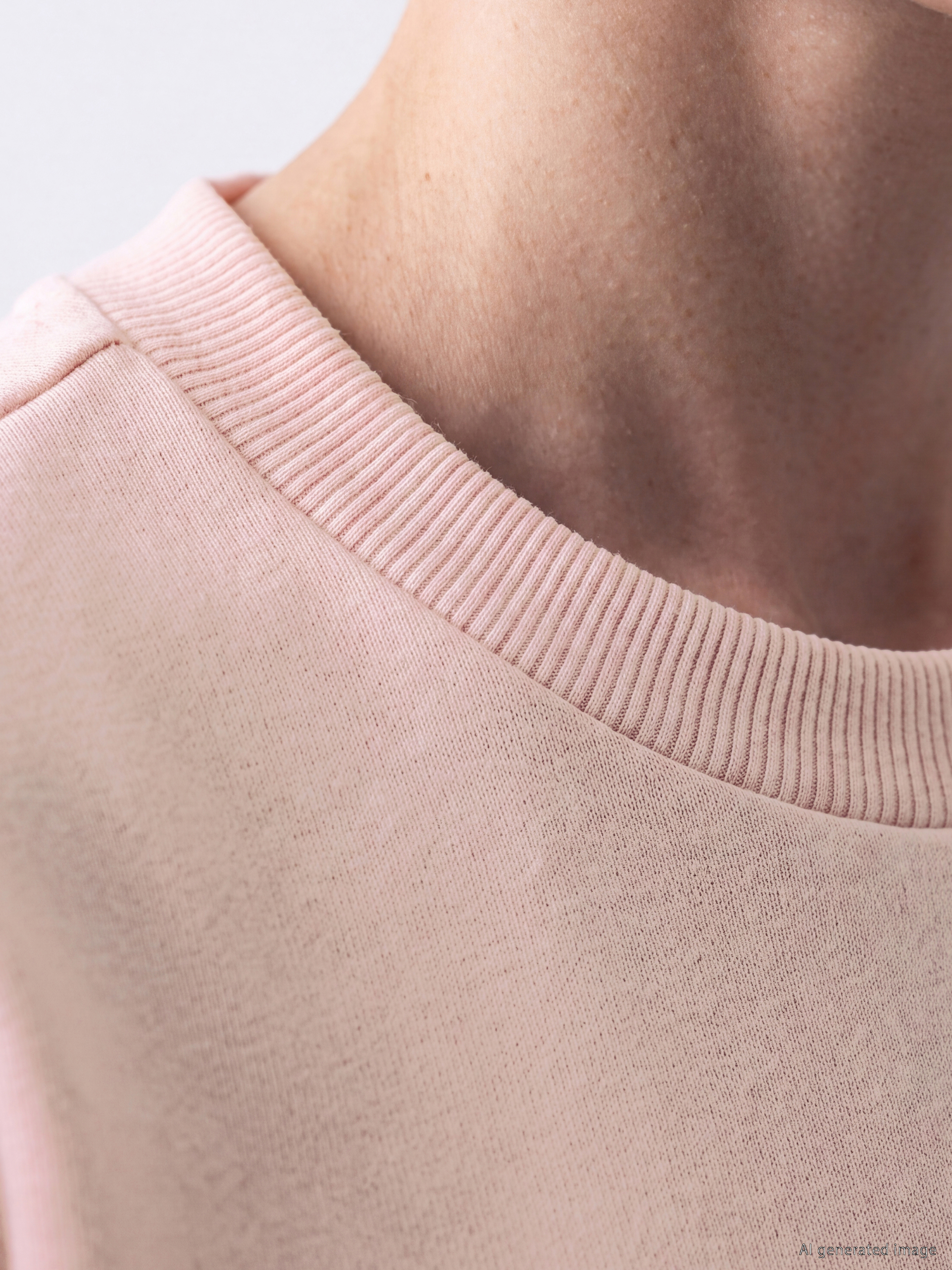 LCW Comfort Çiçek Nakışlı Kadın Kalın Sweatshirt görsel 3