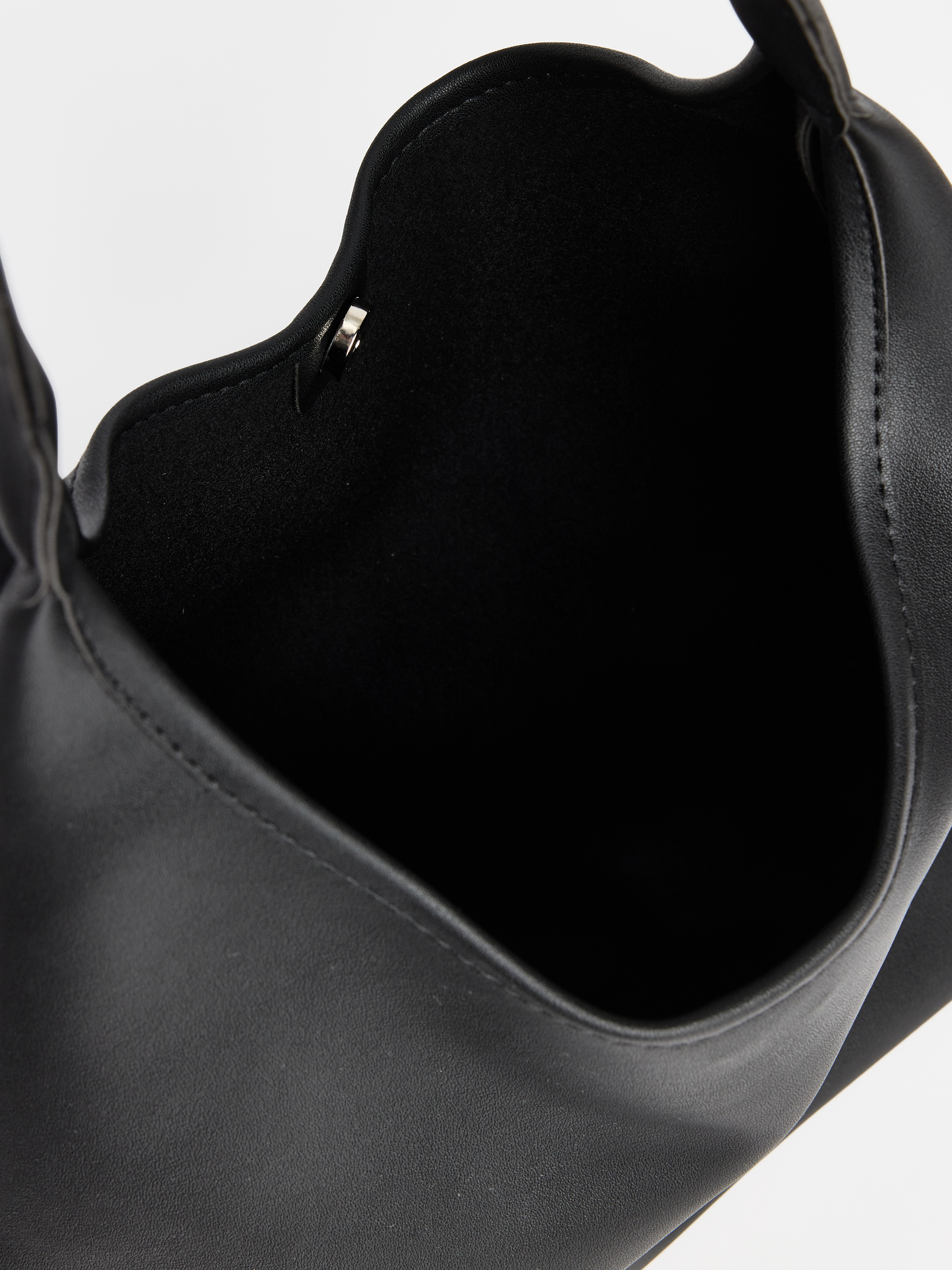 LCW ACCESSORIES Deri Görünümlü Kadın Moon Çanta ve Cüzdan görsel 4
