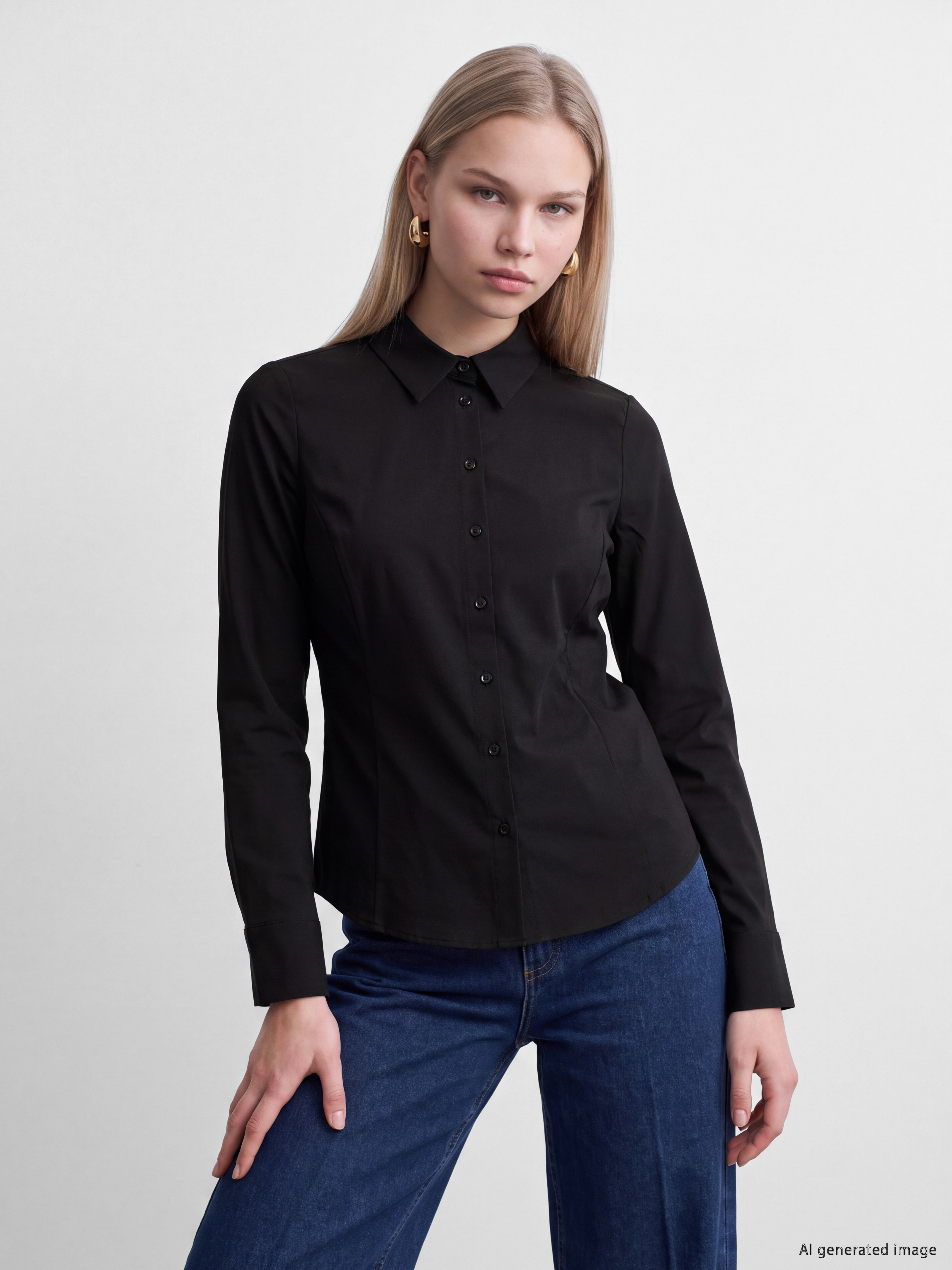 LCW Vision Poplin Kadın Gömlek
