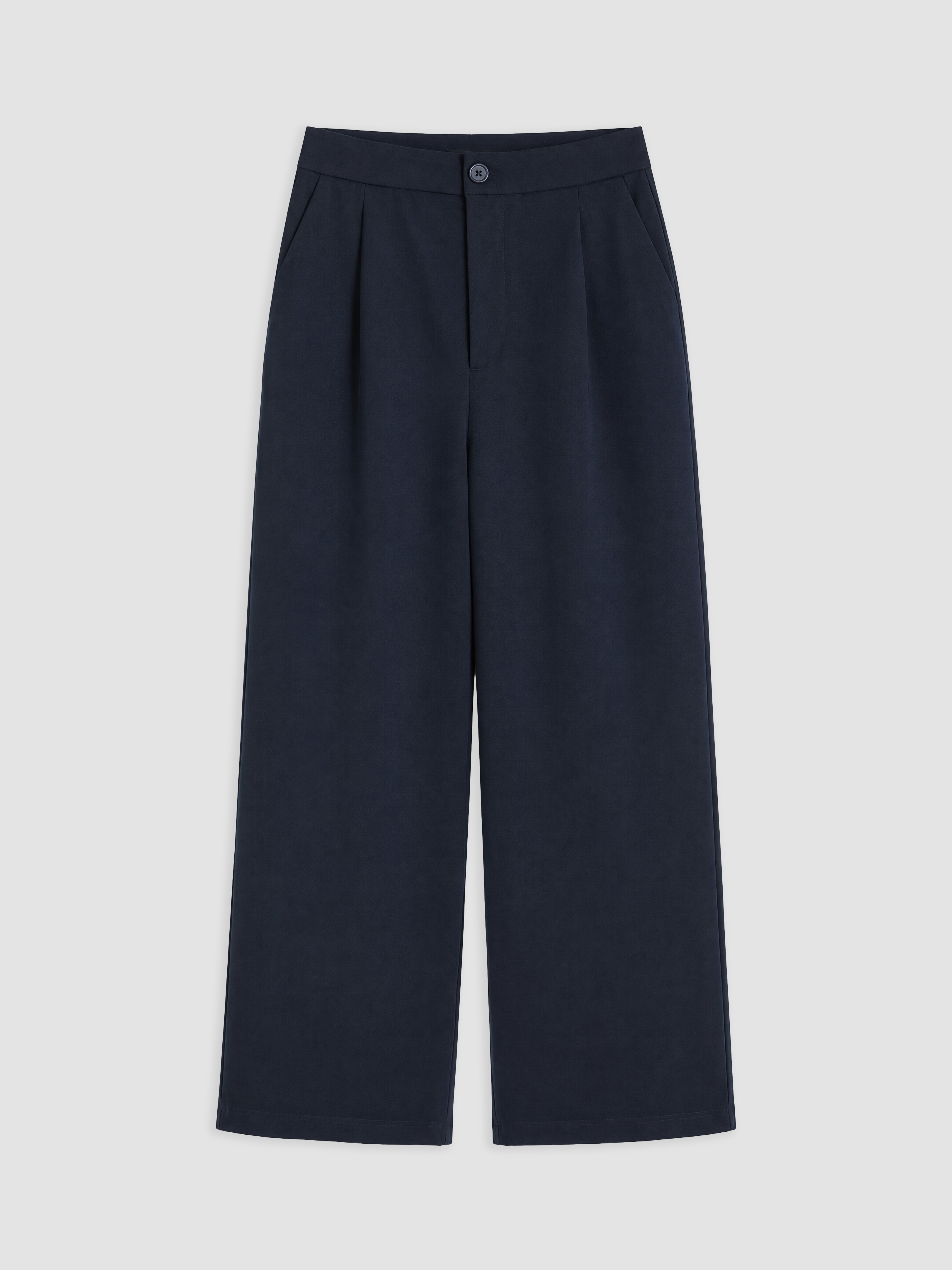 LCW Modest Loose Fit Kadın Pileli Kumaş Pantolon görsel 5