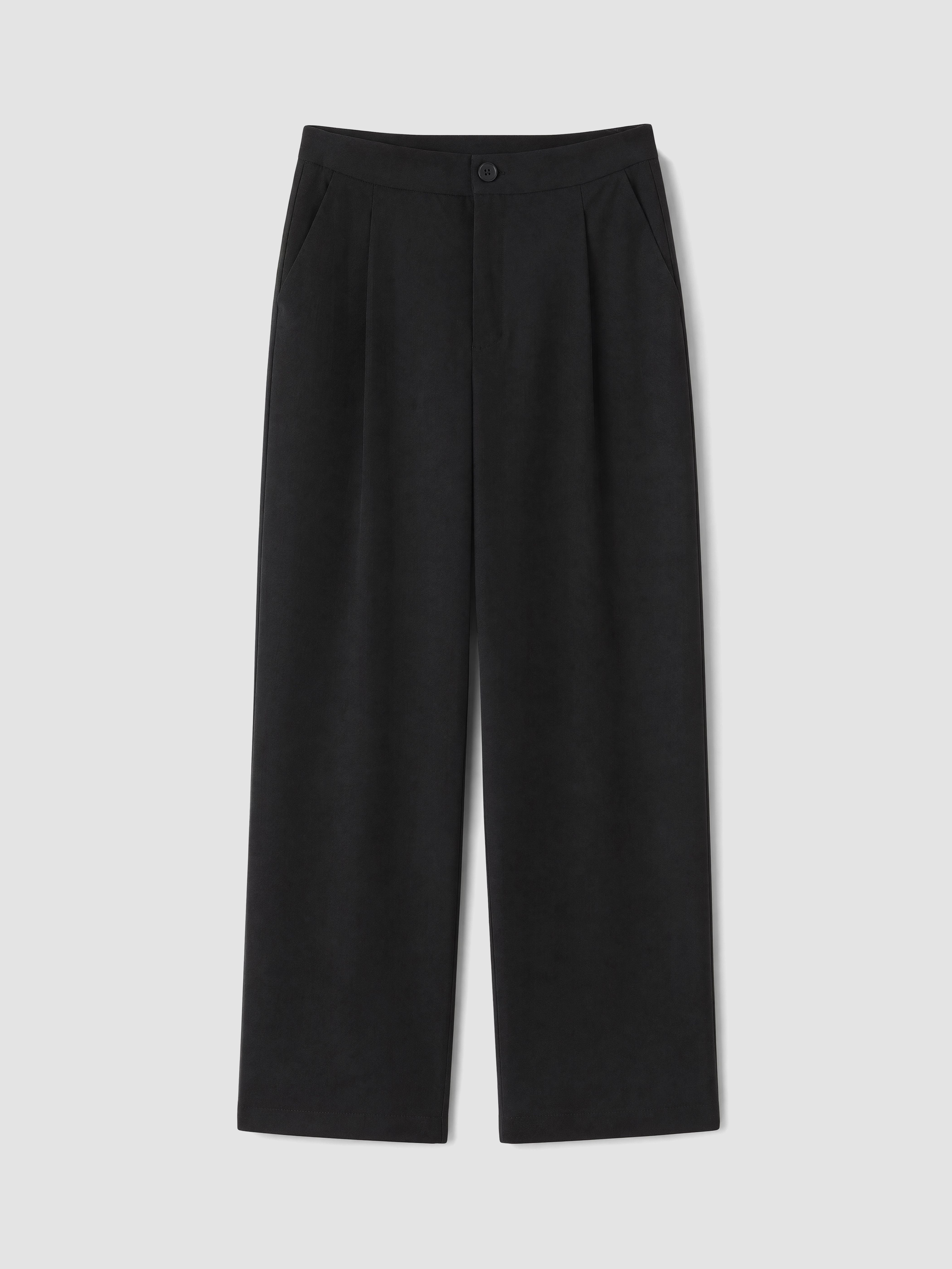 LCW Modest Loose Fit Kadın Pileli Kumaş Pantolon görsel 6