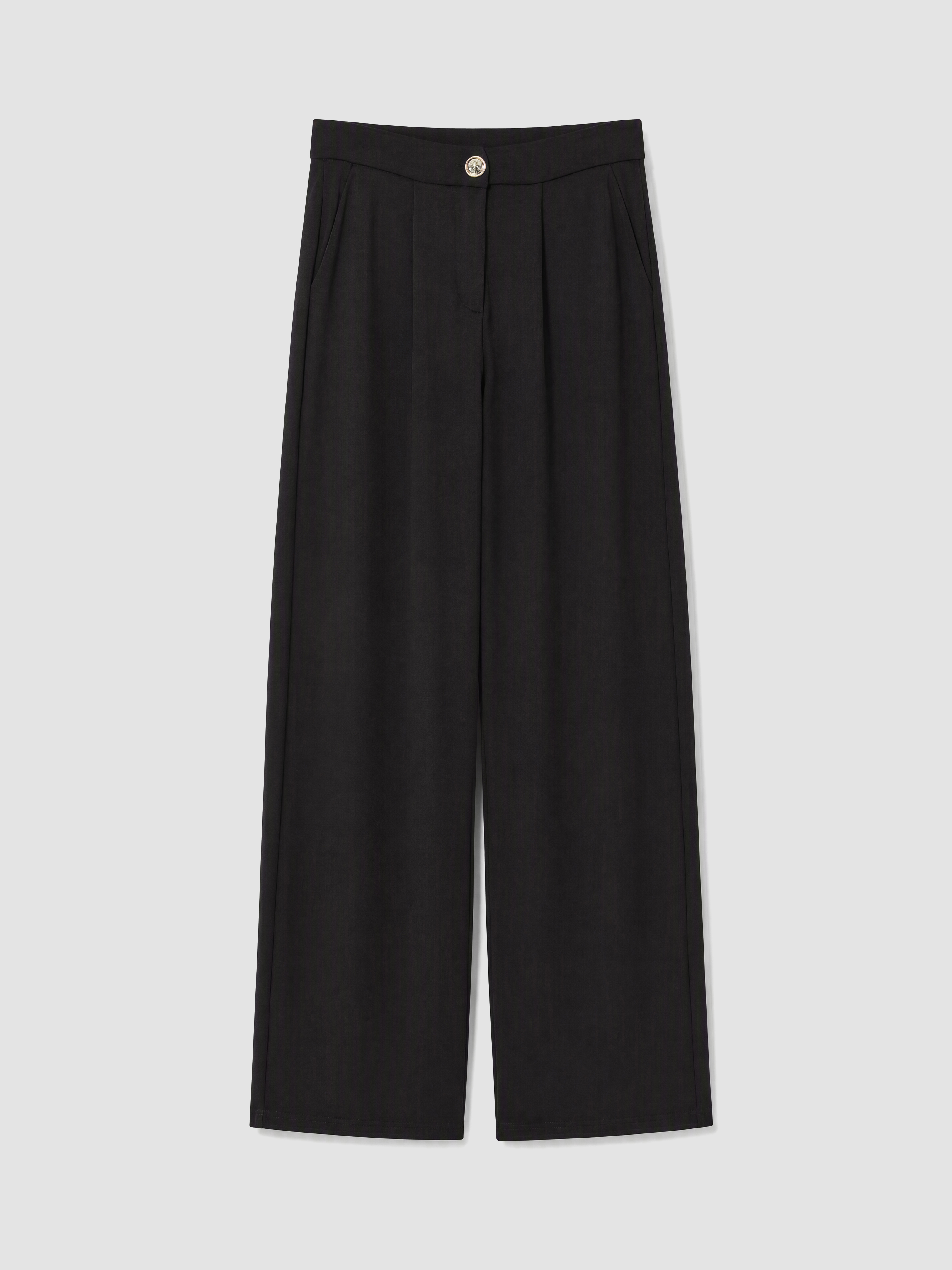 LCWAIKIKI Classic Loose Fit Kadın Pileli Kumaş Pantolon görsel 5