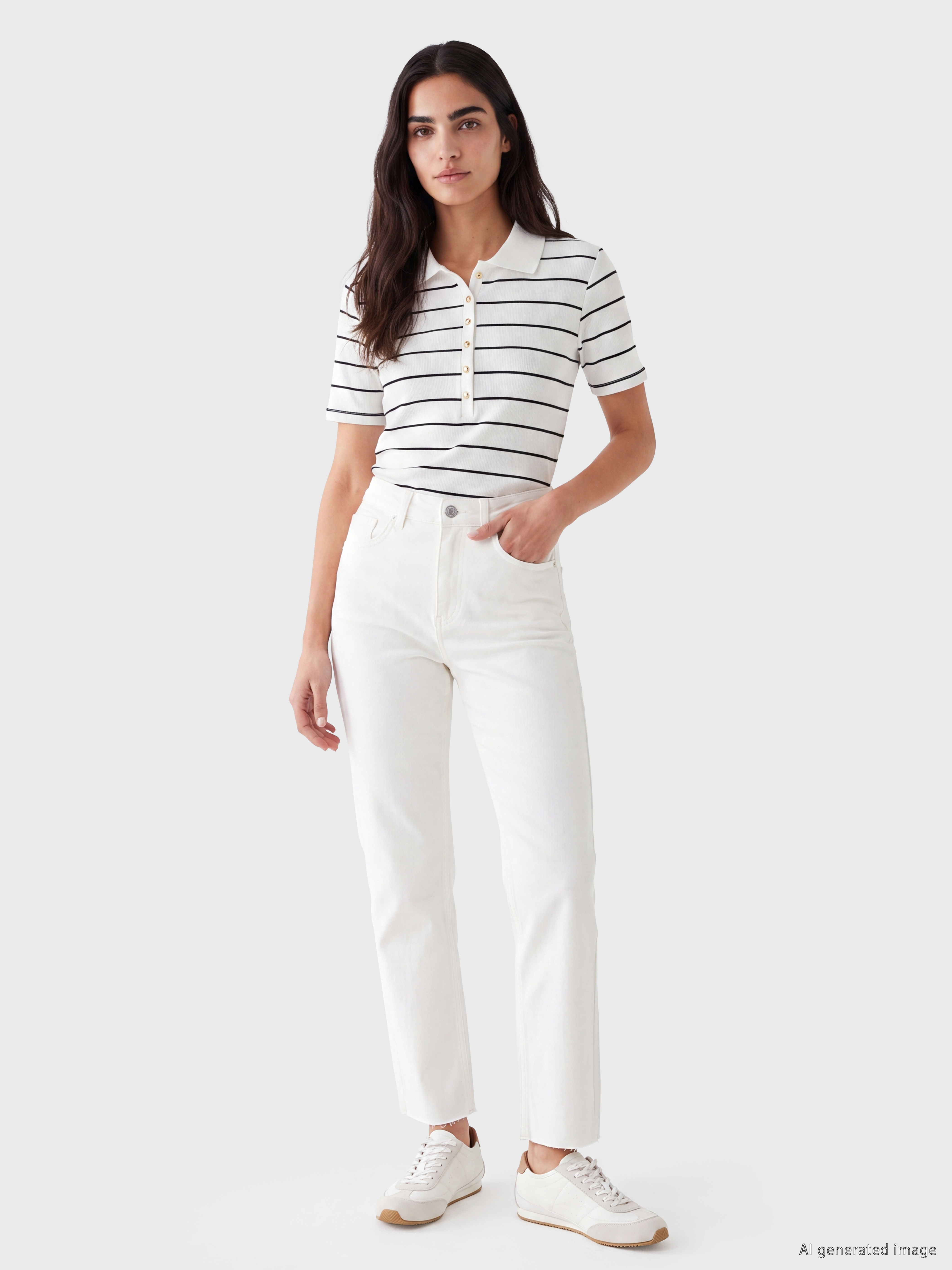 LCW Jeans Yüksek Bel Crop Flare Kadın Jean Pantolon