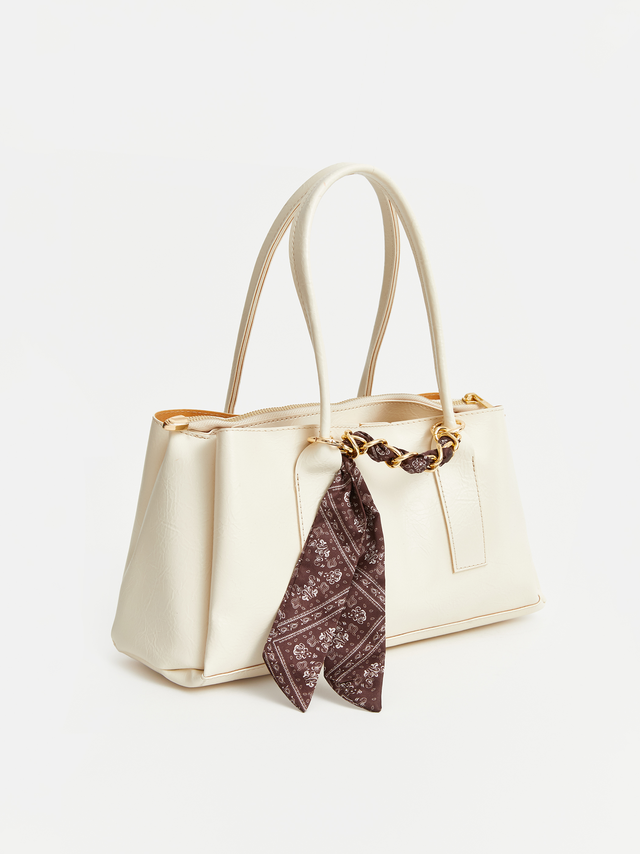 LCW ACCESSORIES Fular ve Zincir Aksesuarlı Kadın Kol Çantası görsel 2
