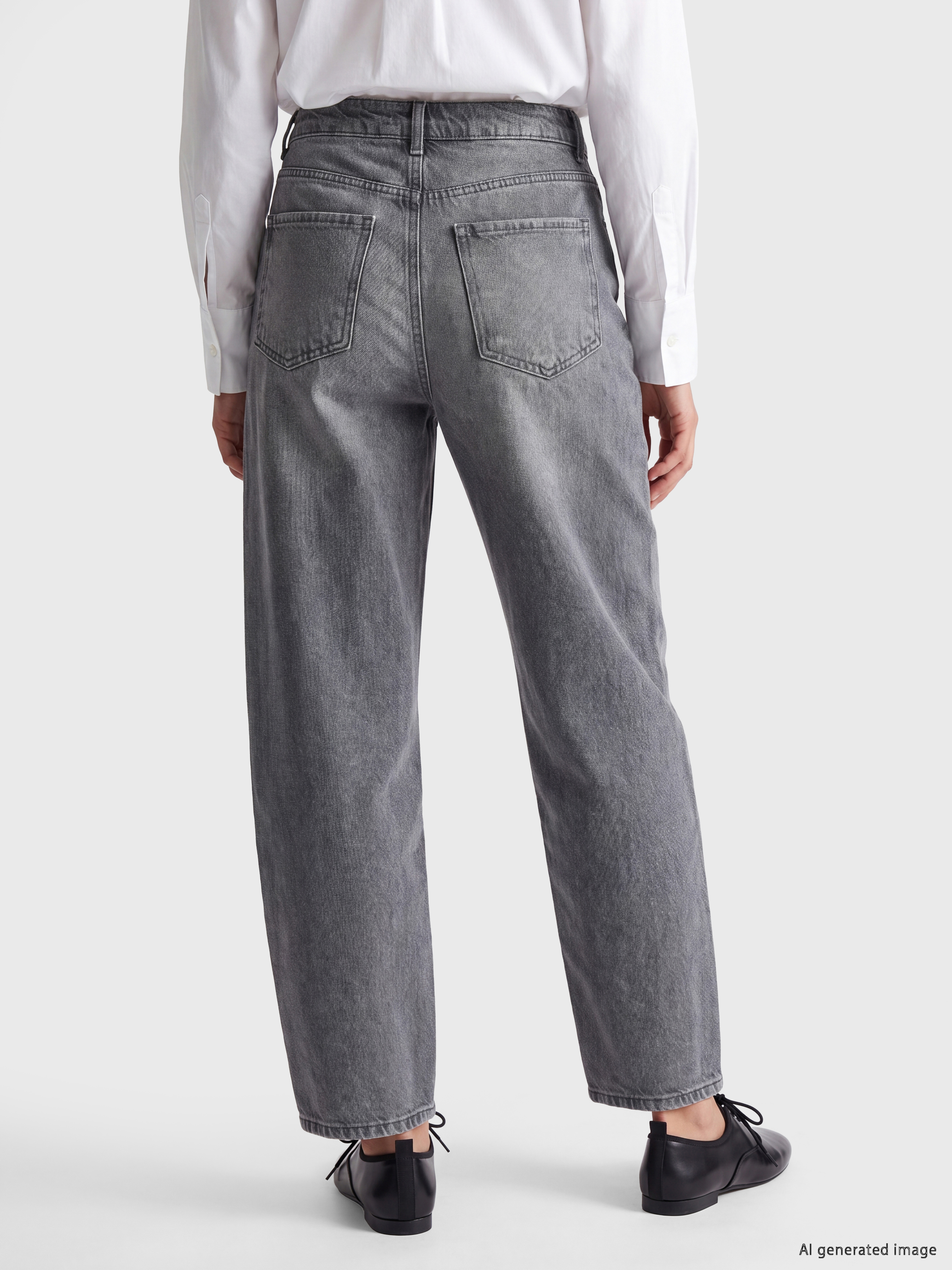 LCW Jeans Barrel Fit Kadın Jean Pantolon görsel 5