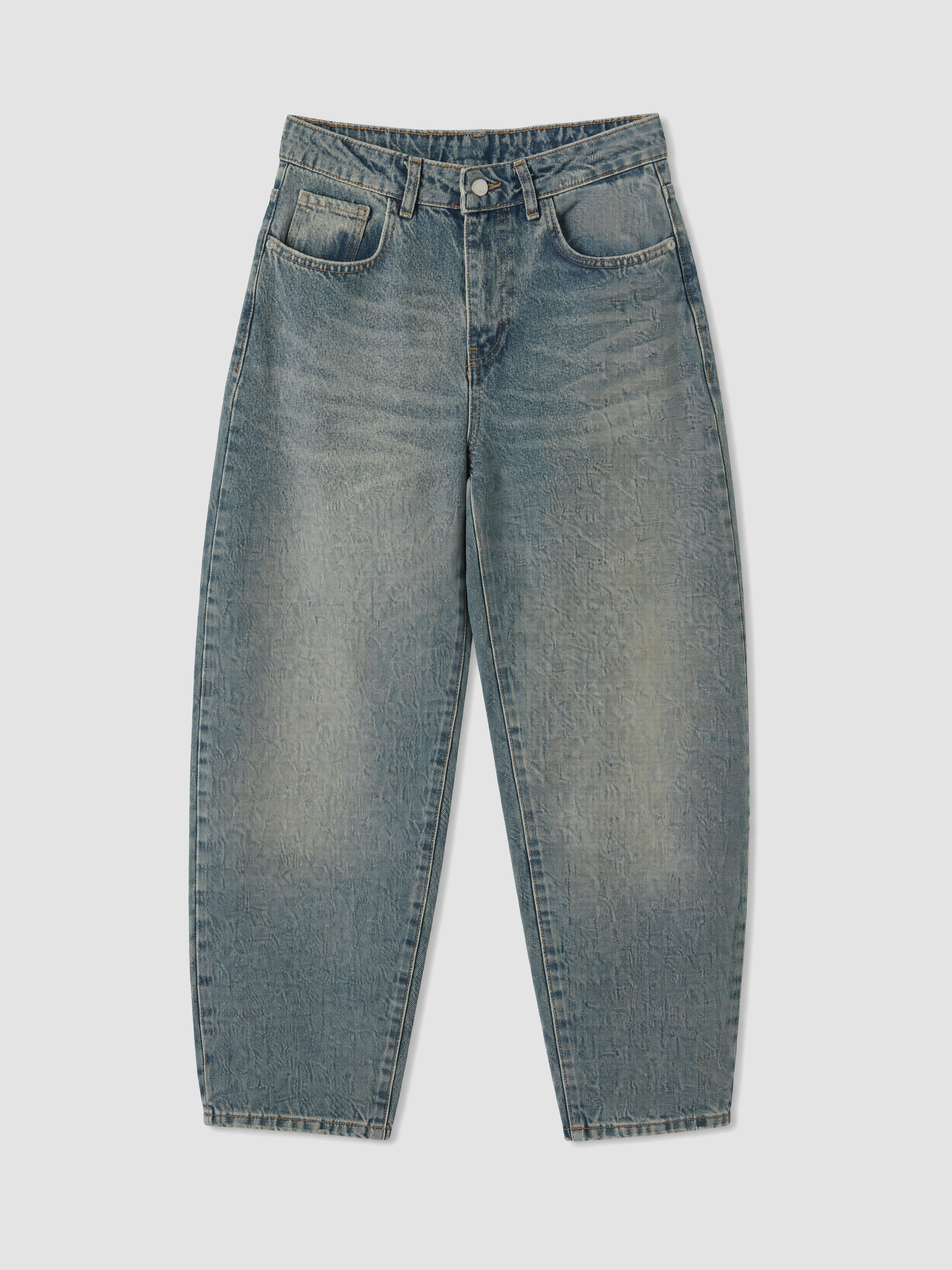LCW Jeans Barrel Fit Kadın Jean Pantolon görsel 5