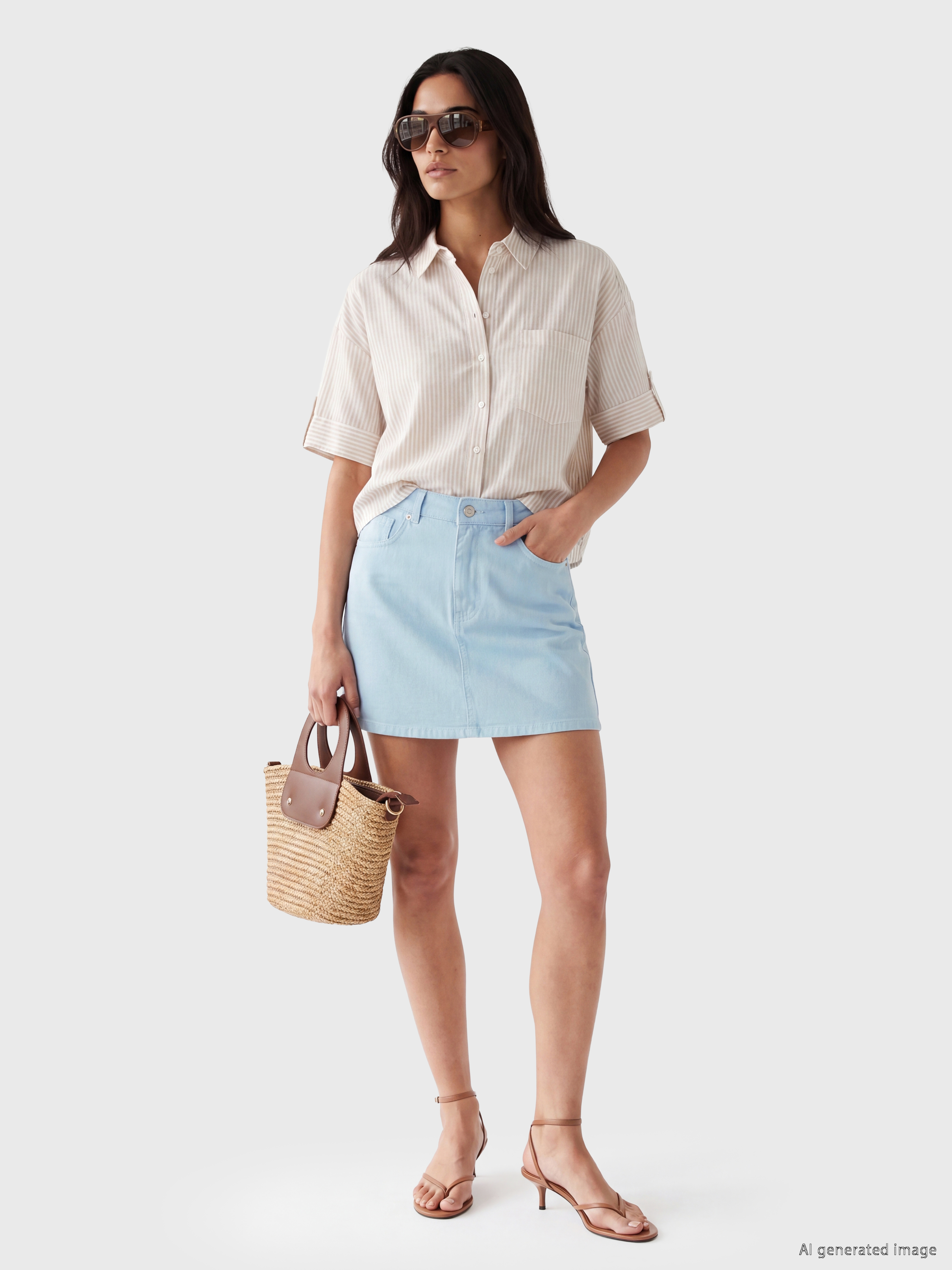 LCW Vision Regular Fit Mini Jean Etek