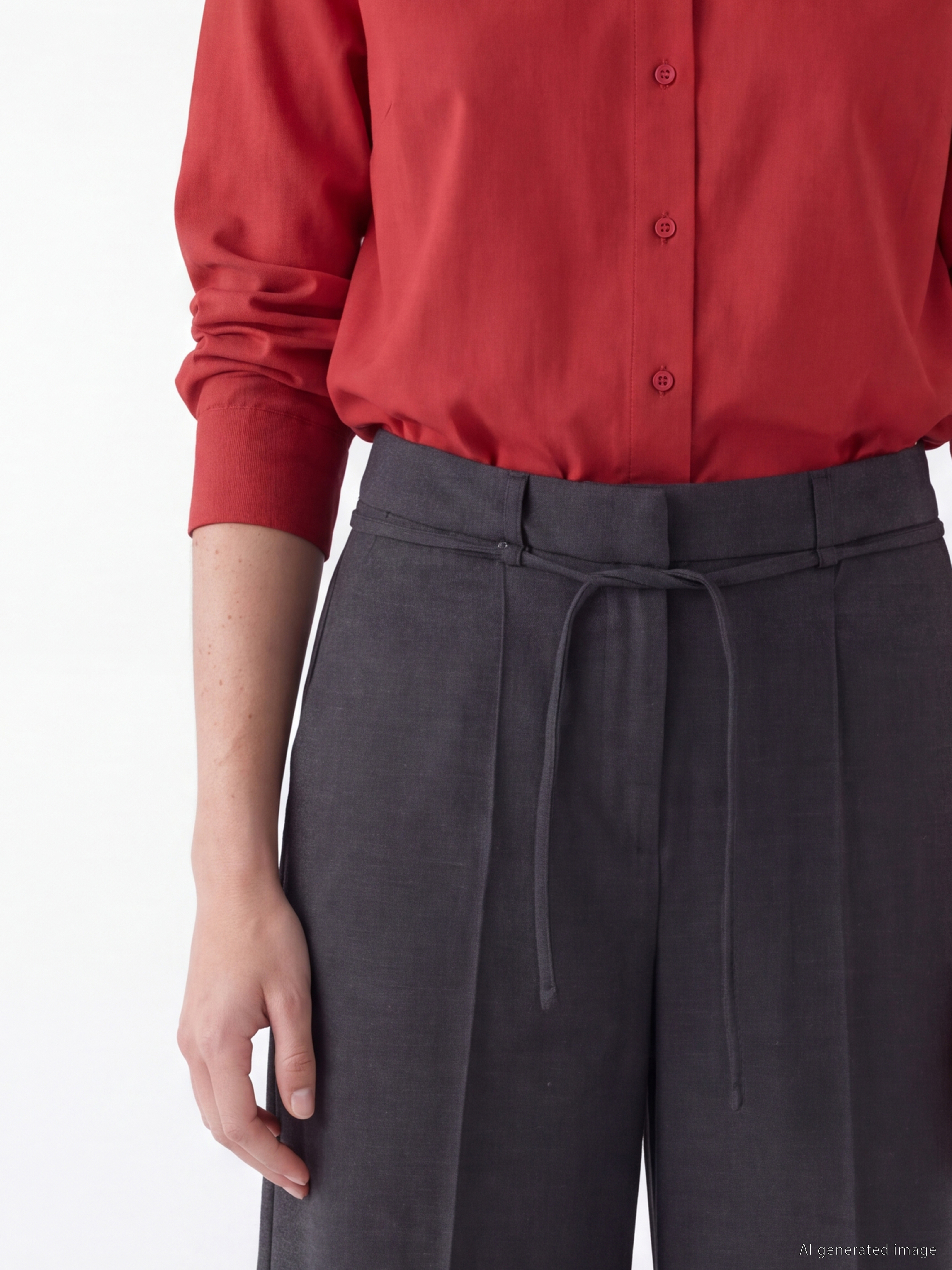 LCW Modest Loose Fit Kadın Pantolon görsel 3