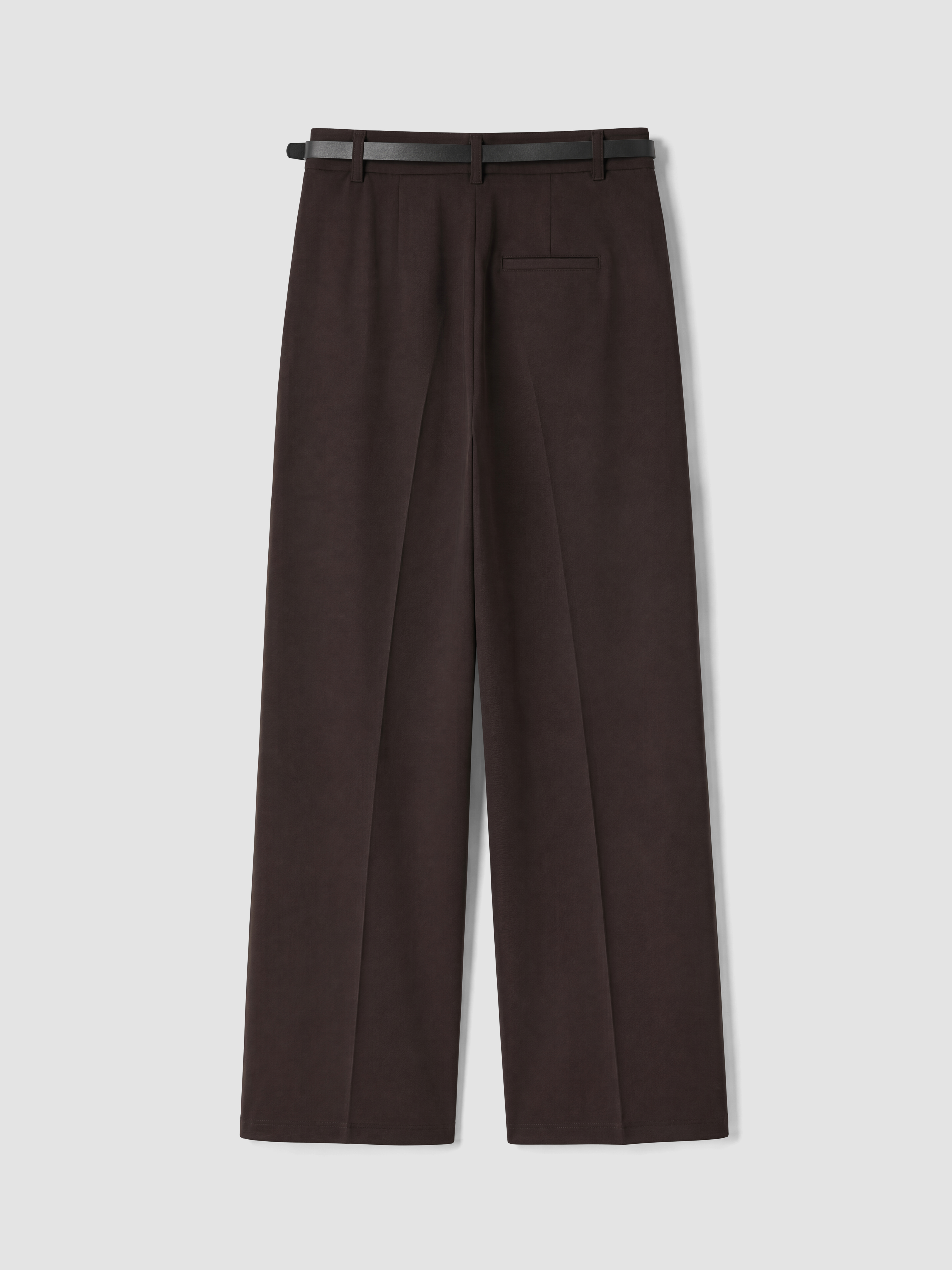 LCWAIKIKI Classic Kemerli Geniş Paça Kadın Pantolon görsel 6