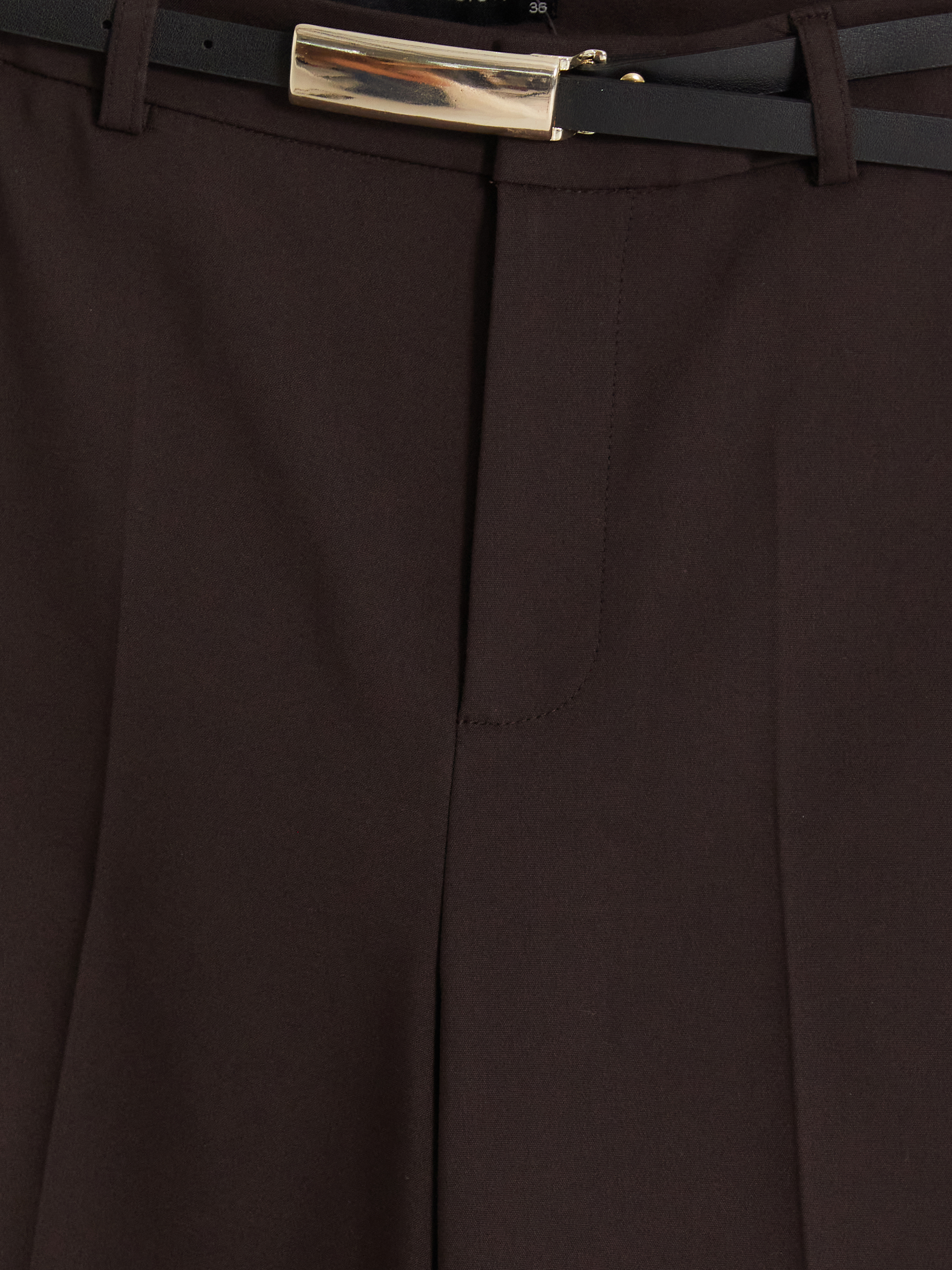 LCW Vision Beli Kemerli Kadın Kumaş Pantolon görsel 6