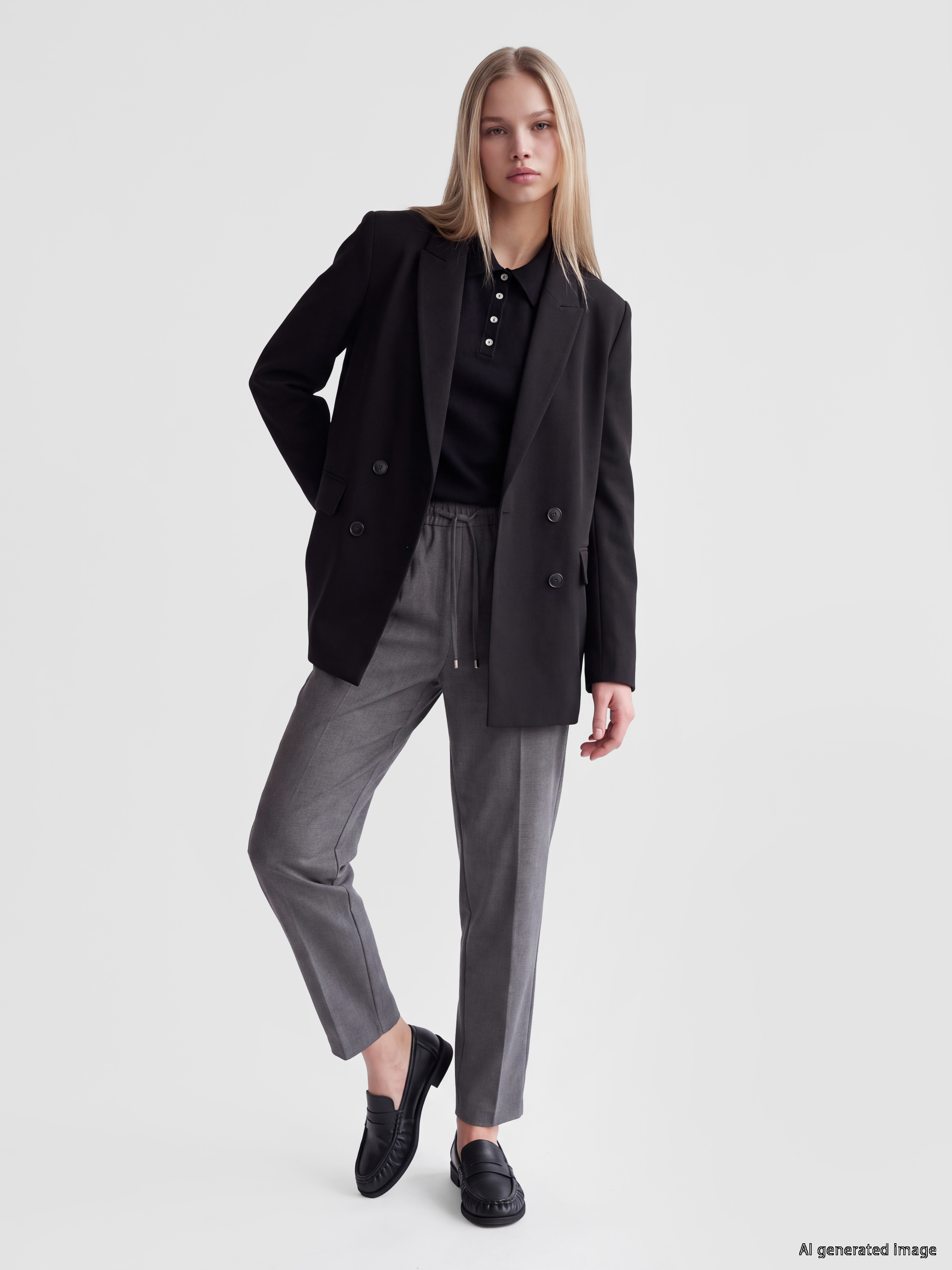 LCW Vision Beli Lastikli Kadın Pantolon