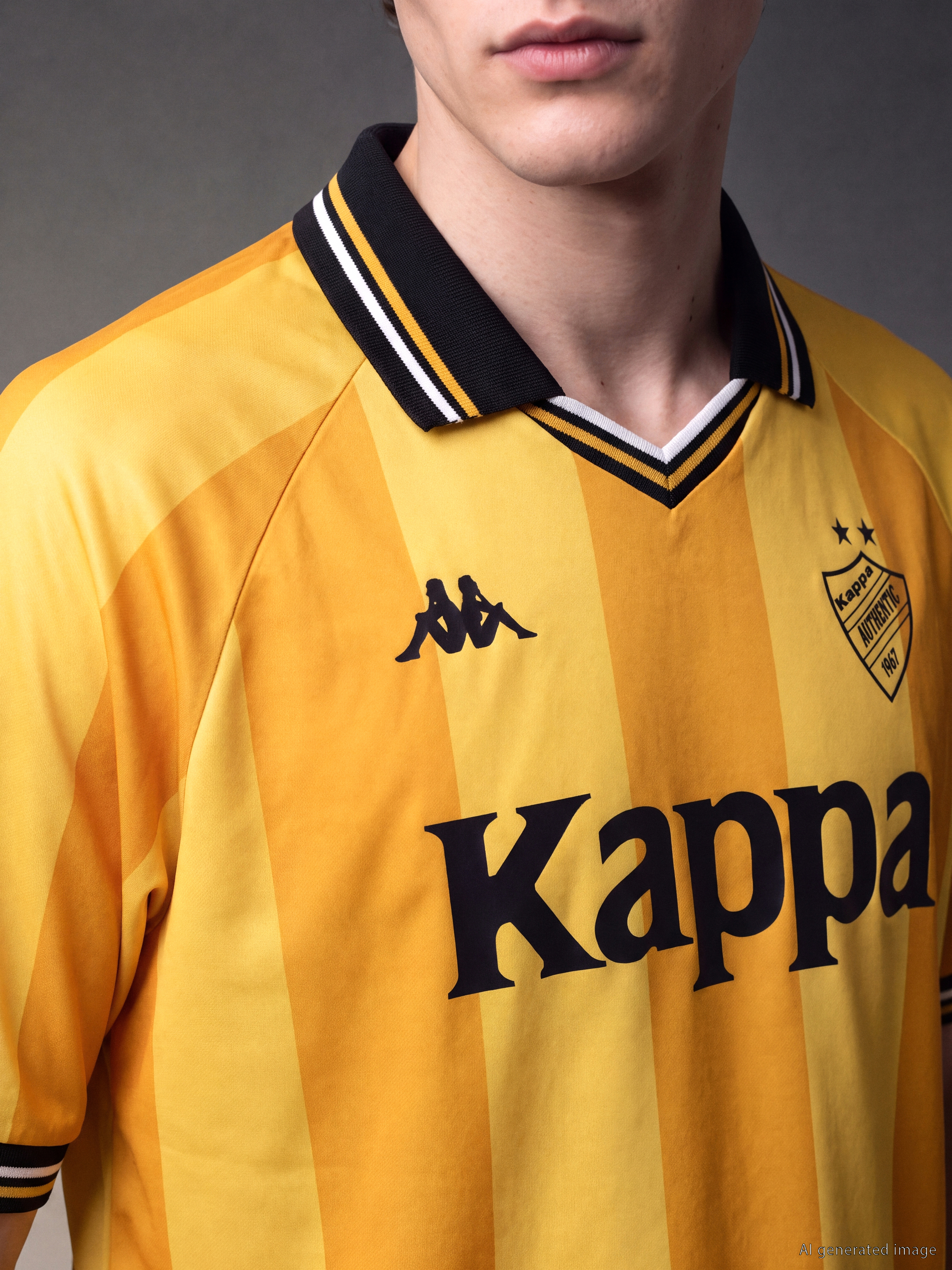 Kappa LC WAIKIKI Polo Yaka Baskılı Penye Erkek Tişört görsel 5