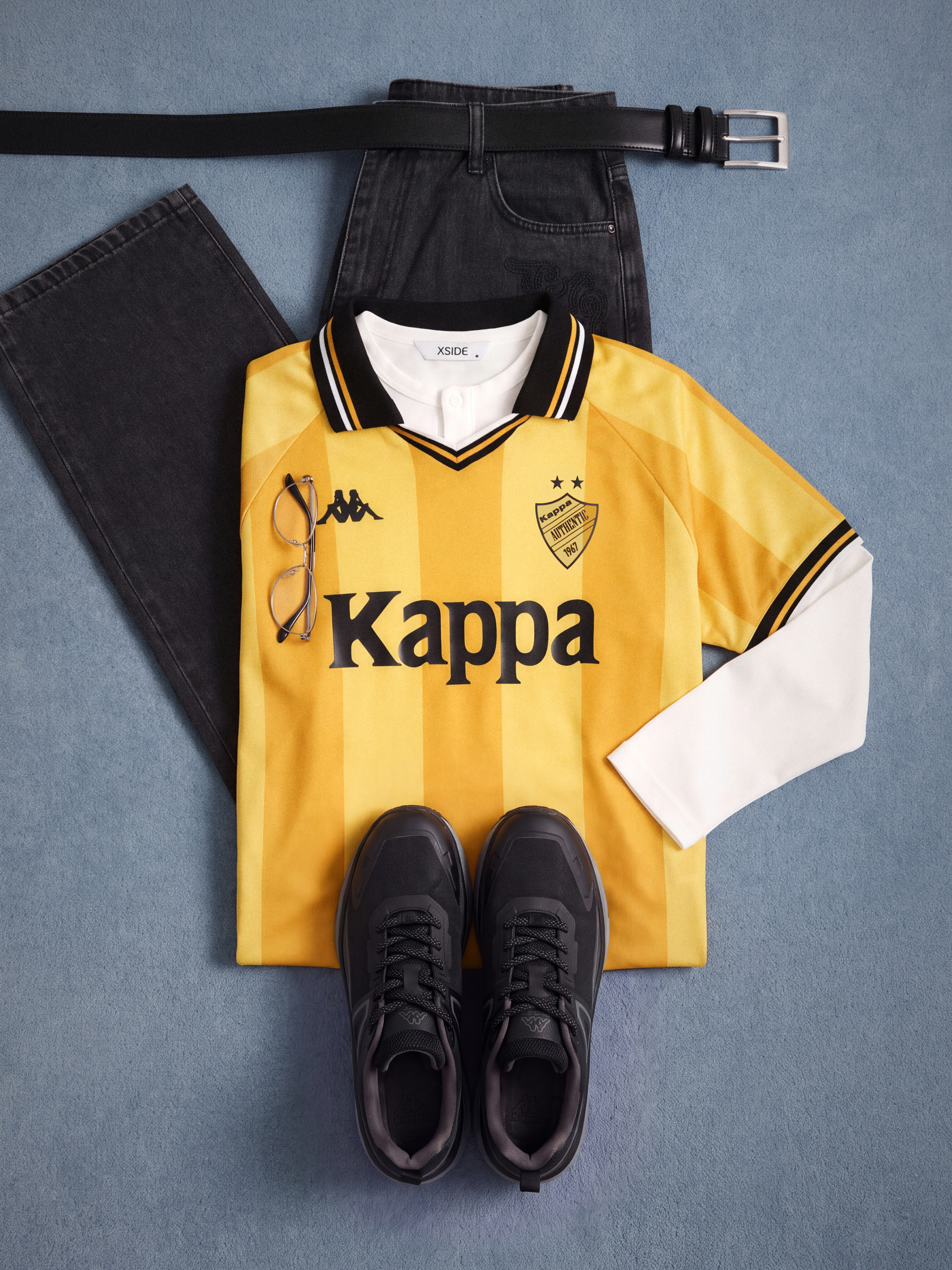 Kappa LC WAIKIKI Polo Yaka Baskılı Penye Erkek Tişört görsel 7