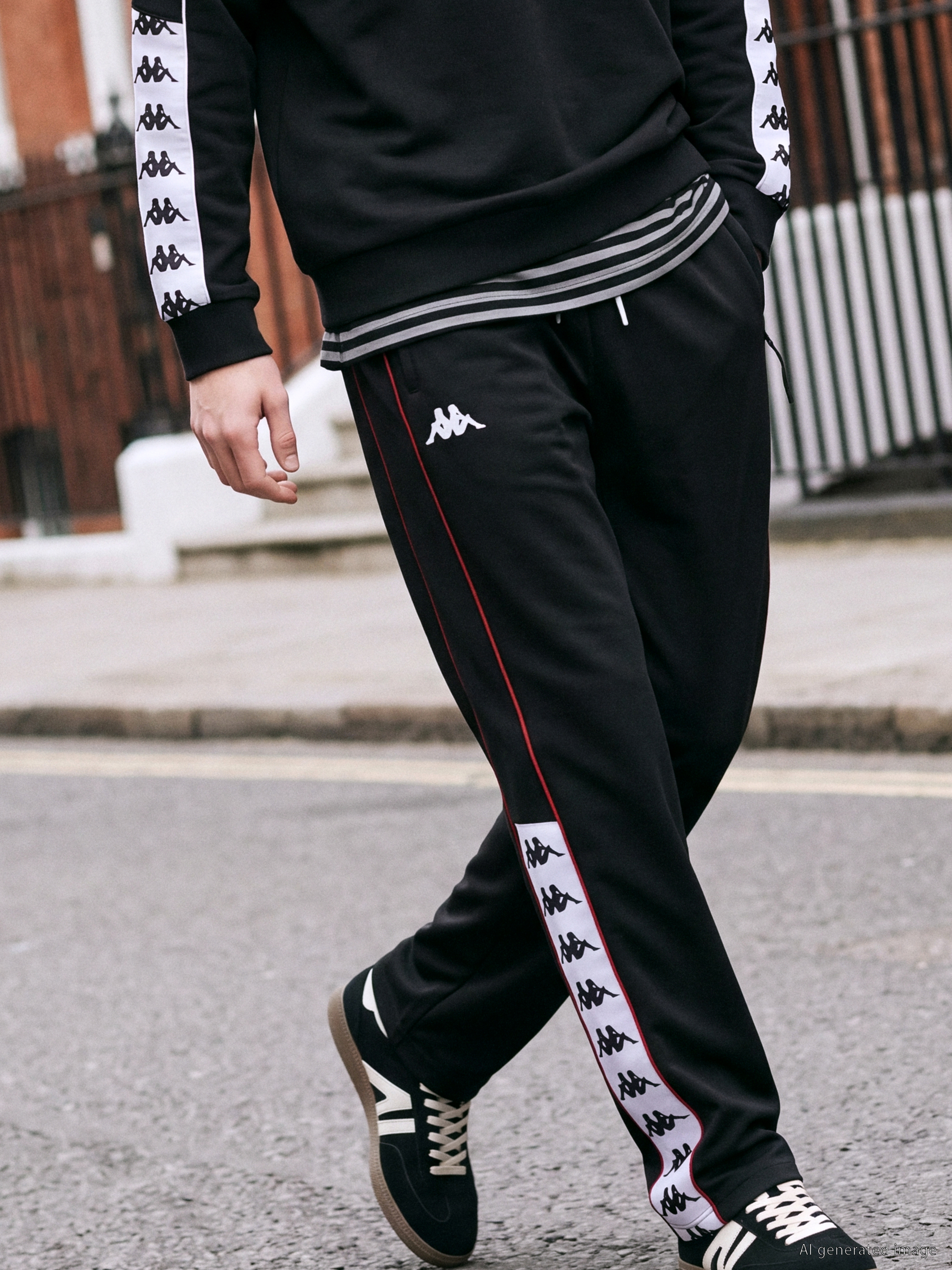 Kappa LC WAIKIKI Loose Fit Baskılı Erkek Eşofman Altı