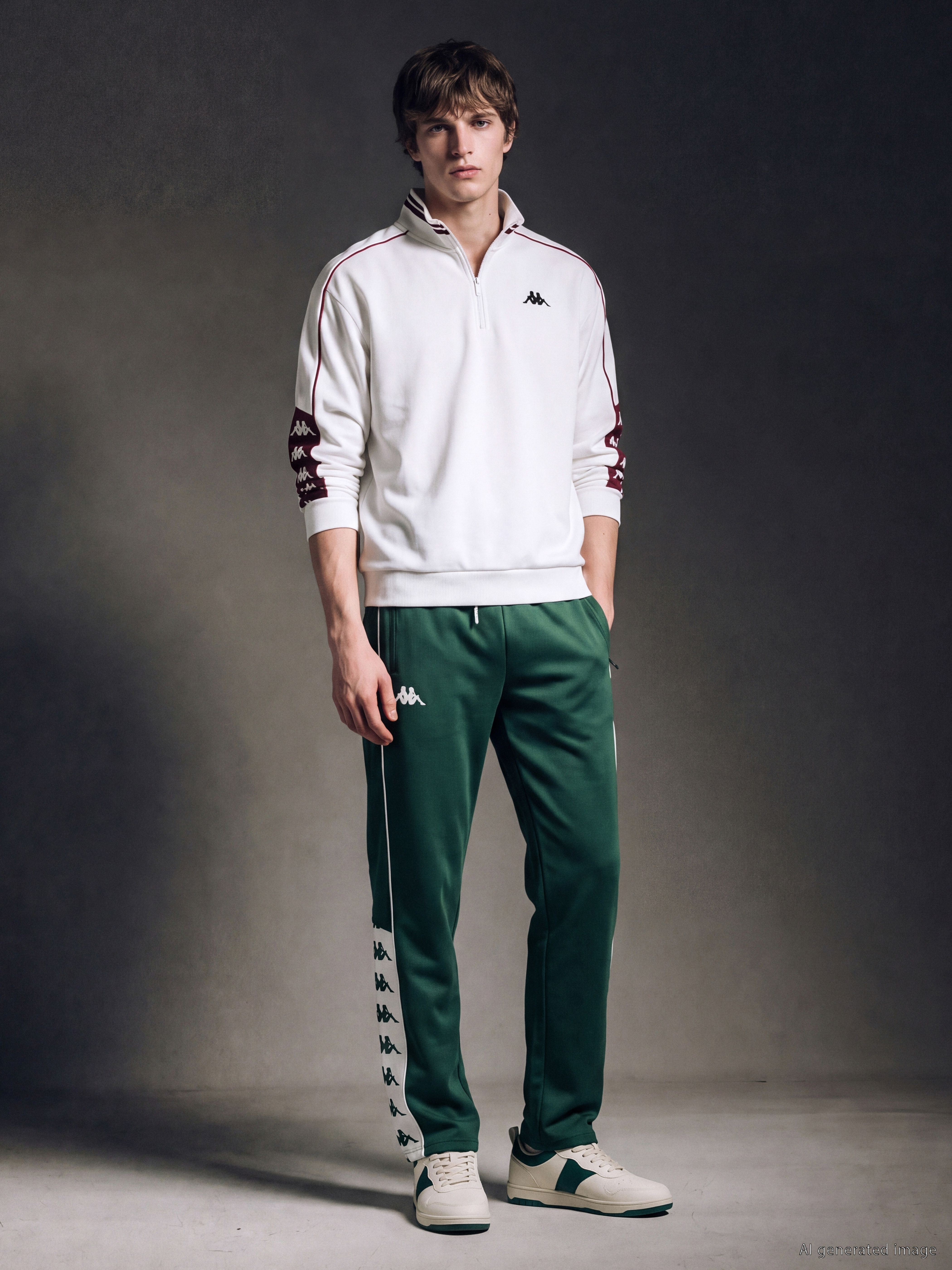 Kappa LC WAIKIKI Loose Fit Baskılı Erkek Eşofman Altı görsel 2