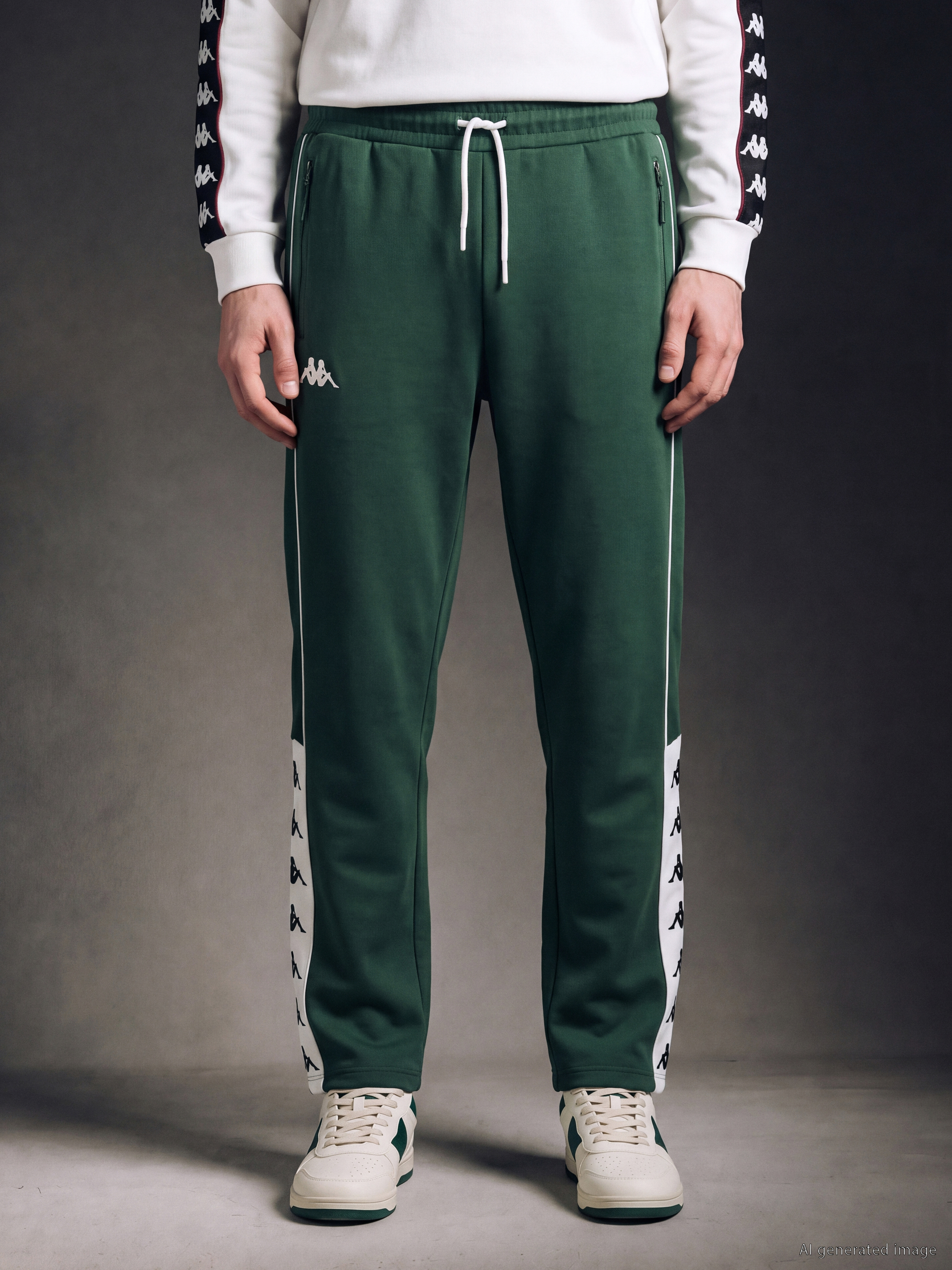 Kappa LC WAIKIKI Loose Fit Baskılı Erkek Eşofman Altı görsel 3