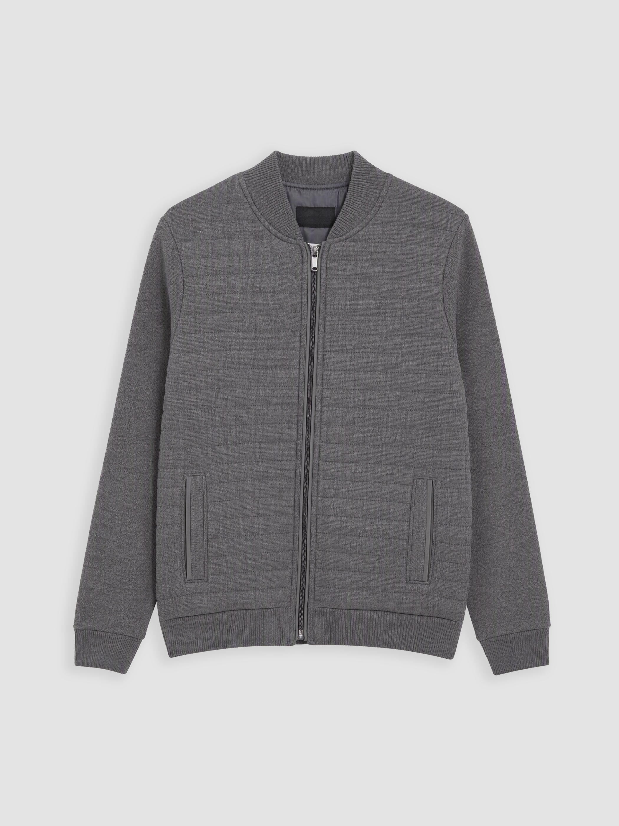LCWAIKIKI Classic Regular Fit Kolej Yaka Kapitone Erkek Hırka görsel 5
