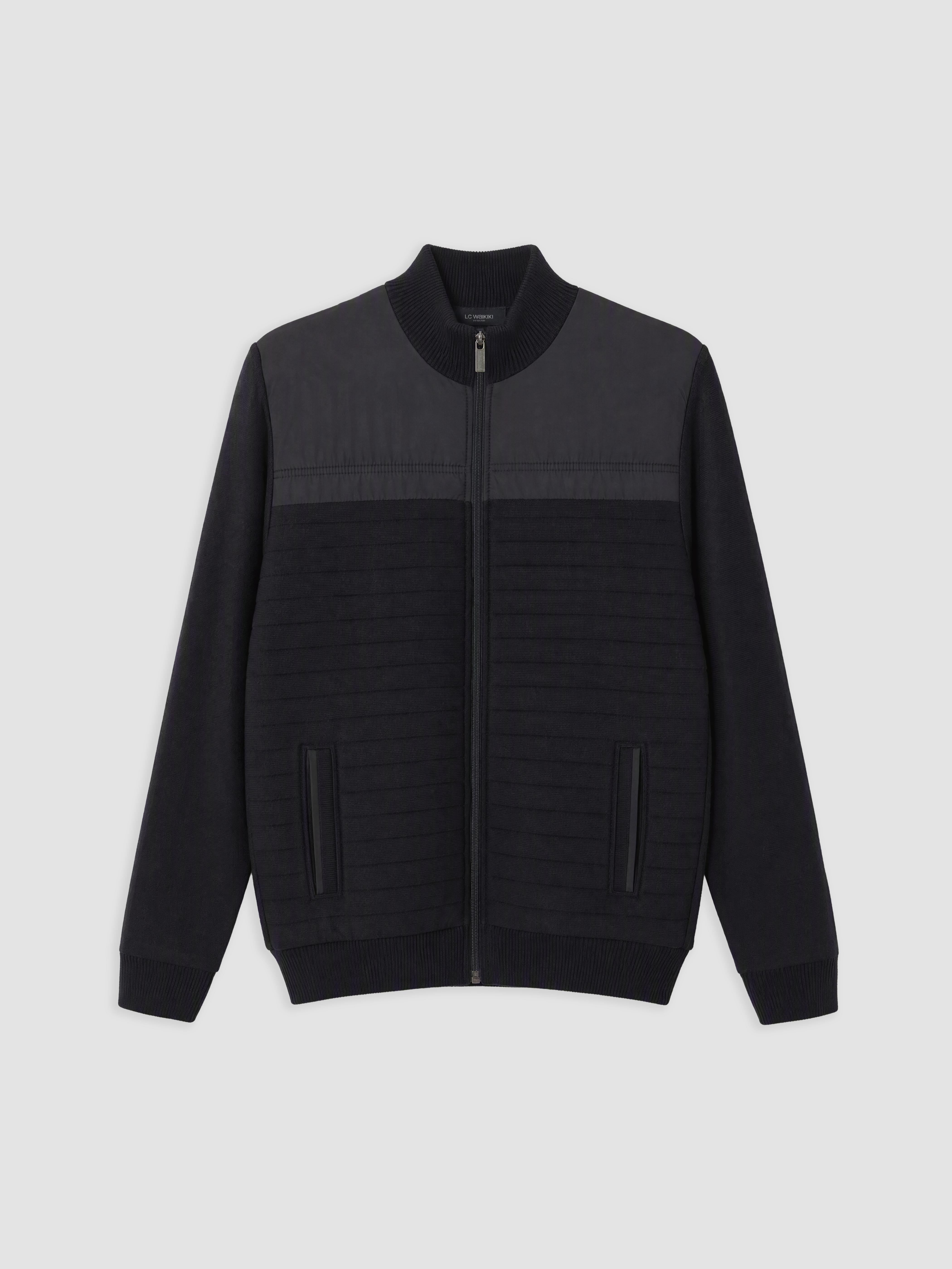 LCWAIKIKI Classic Regular Fit Dik Yaka Erkek Triko Hırka görsel 4
