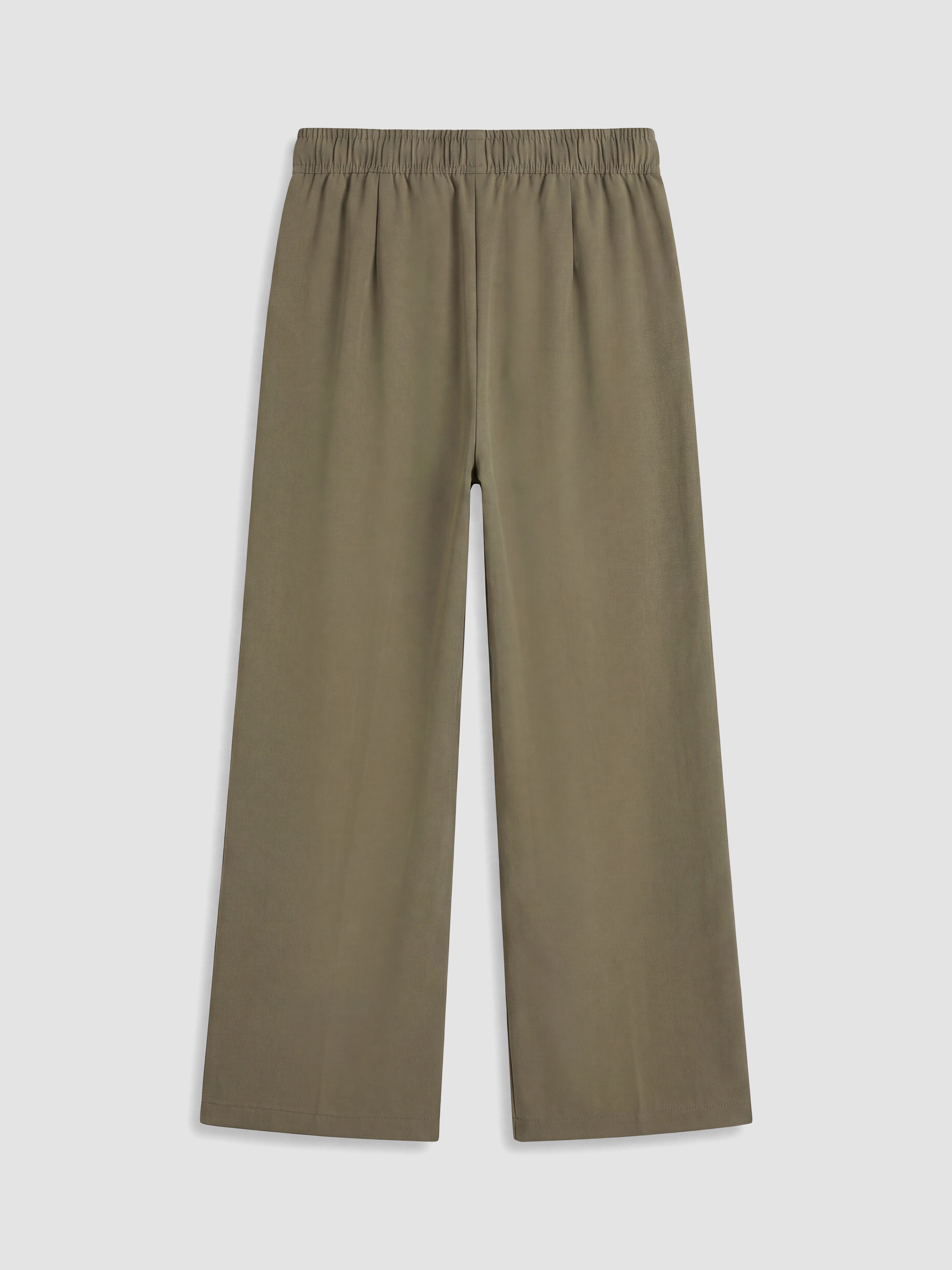 LCWAIKIKI Classic Beli Lastikli Geniş Paça Kadın Pantolon görsel 7