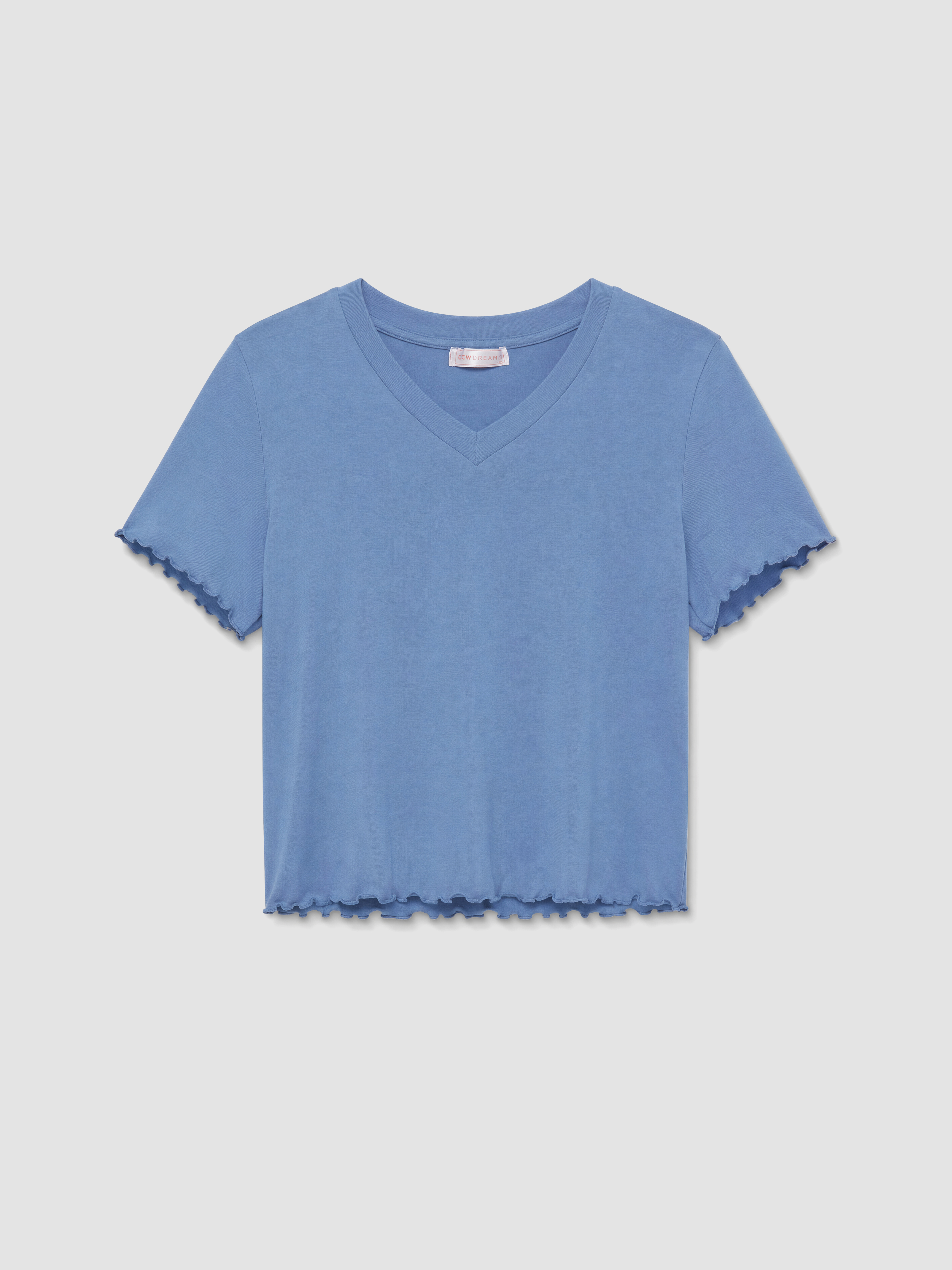 LCW DREAM V Yaka Fırfırlı Kadın Pijama Takımı görsel 6