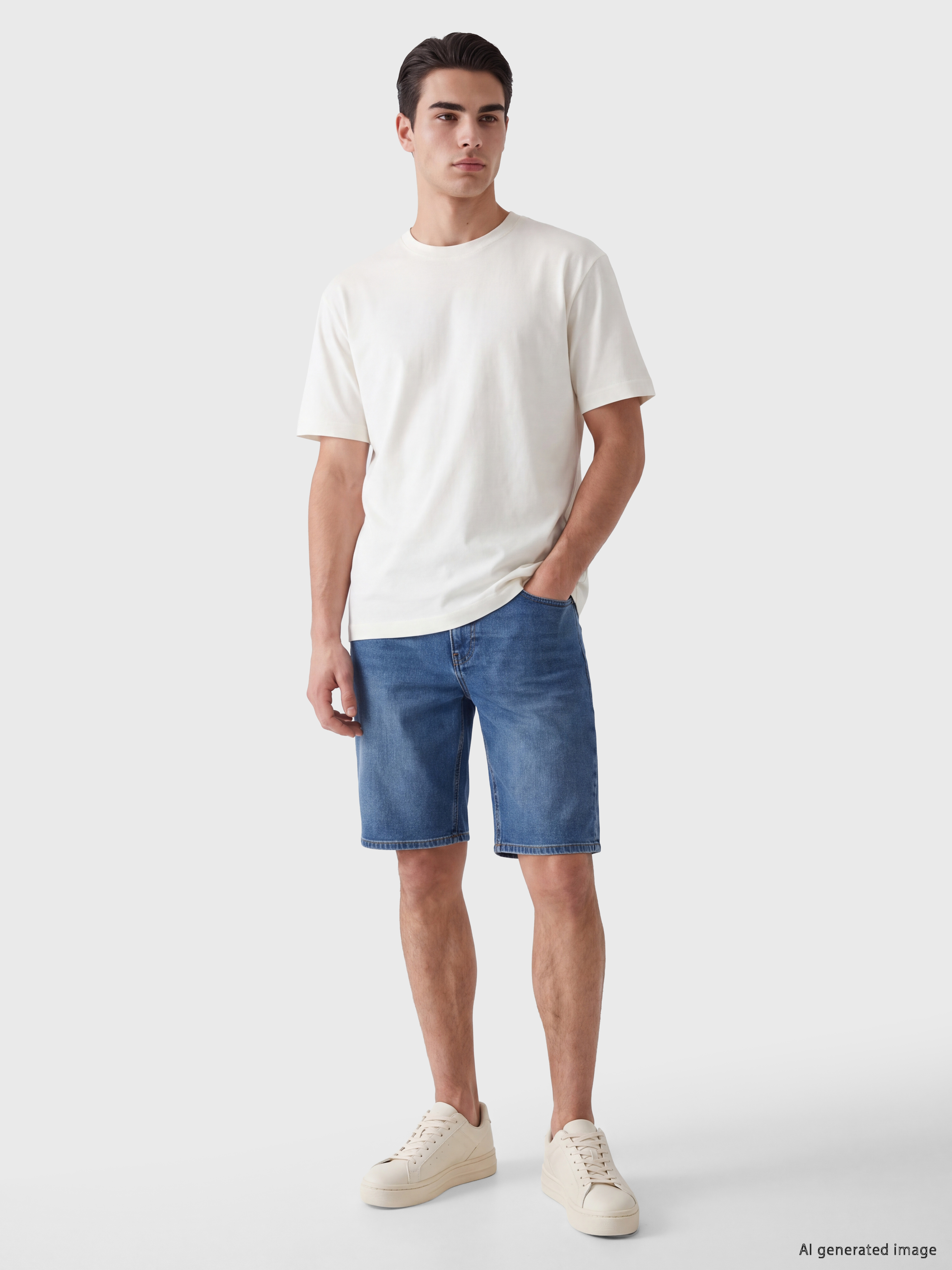 LC WAIKIKI Bisiklet Yaka Erkek Pijama Üst görsel 2