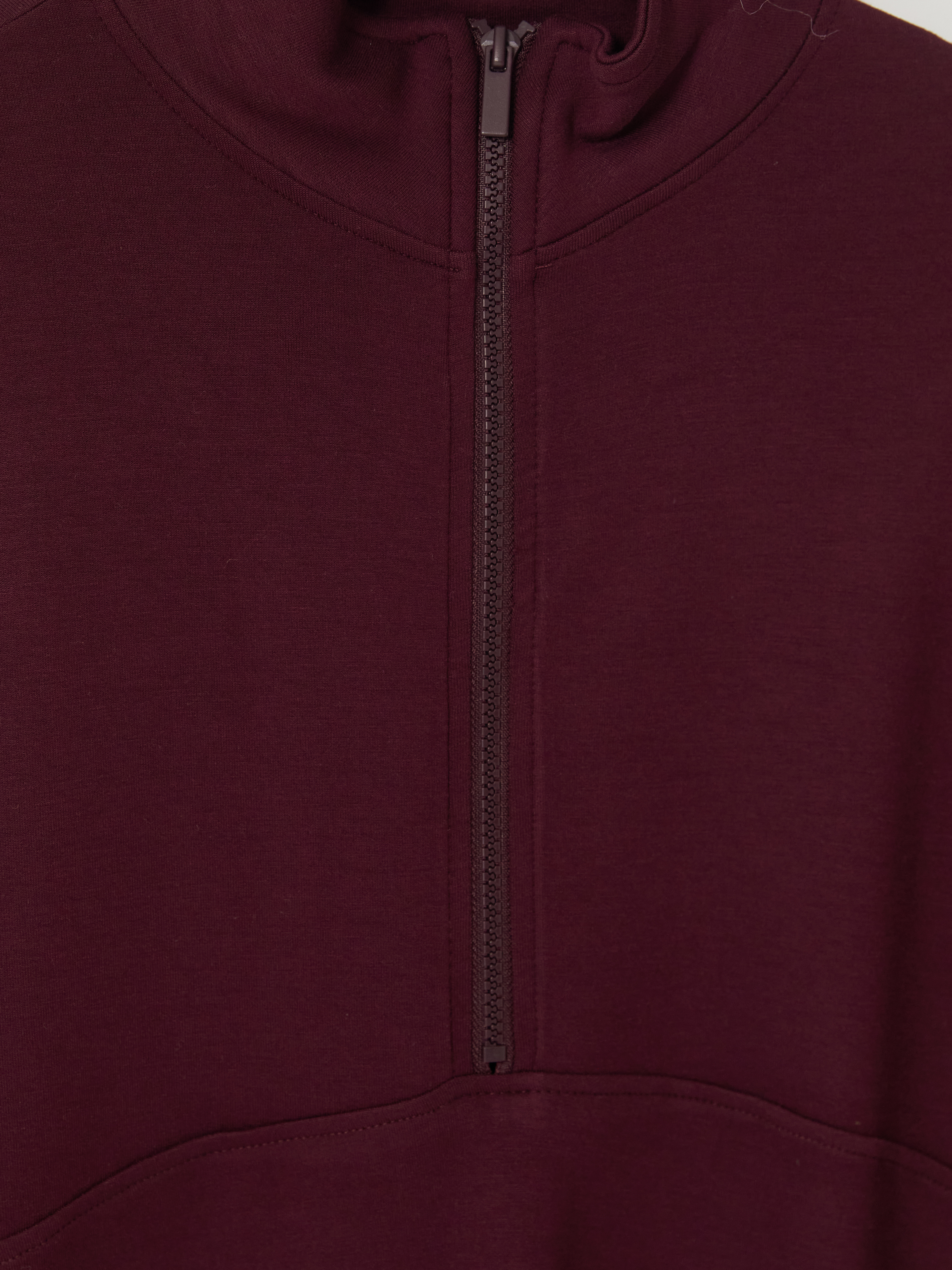 LCW Modest Dik Yaka Soft Touch Kadın Sweatshirt Tunik görsel 6