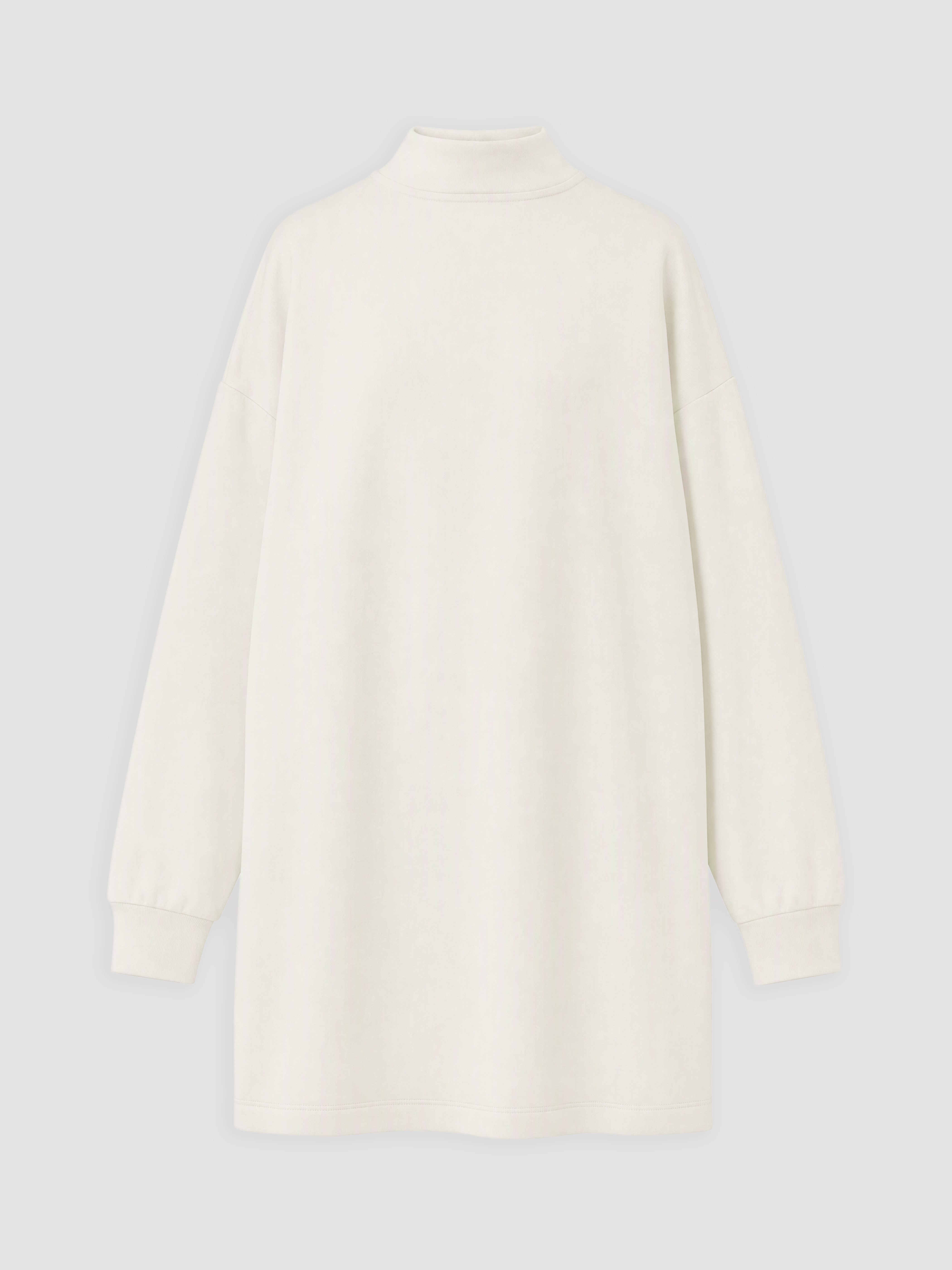LCW Modest Dik Yaka Soft Touch Kadın Sweatshirt Tunik görsel 6