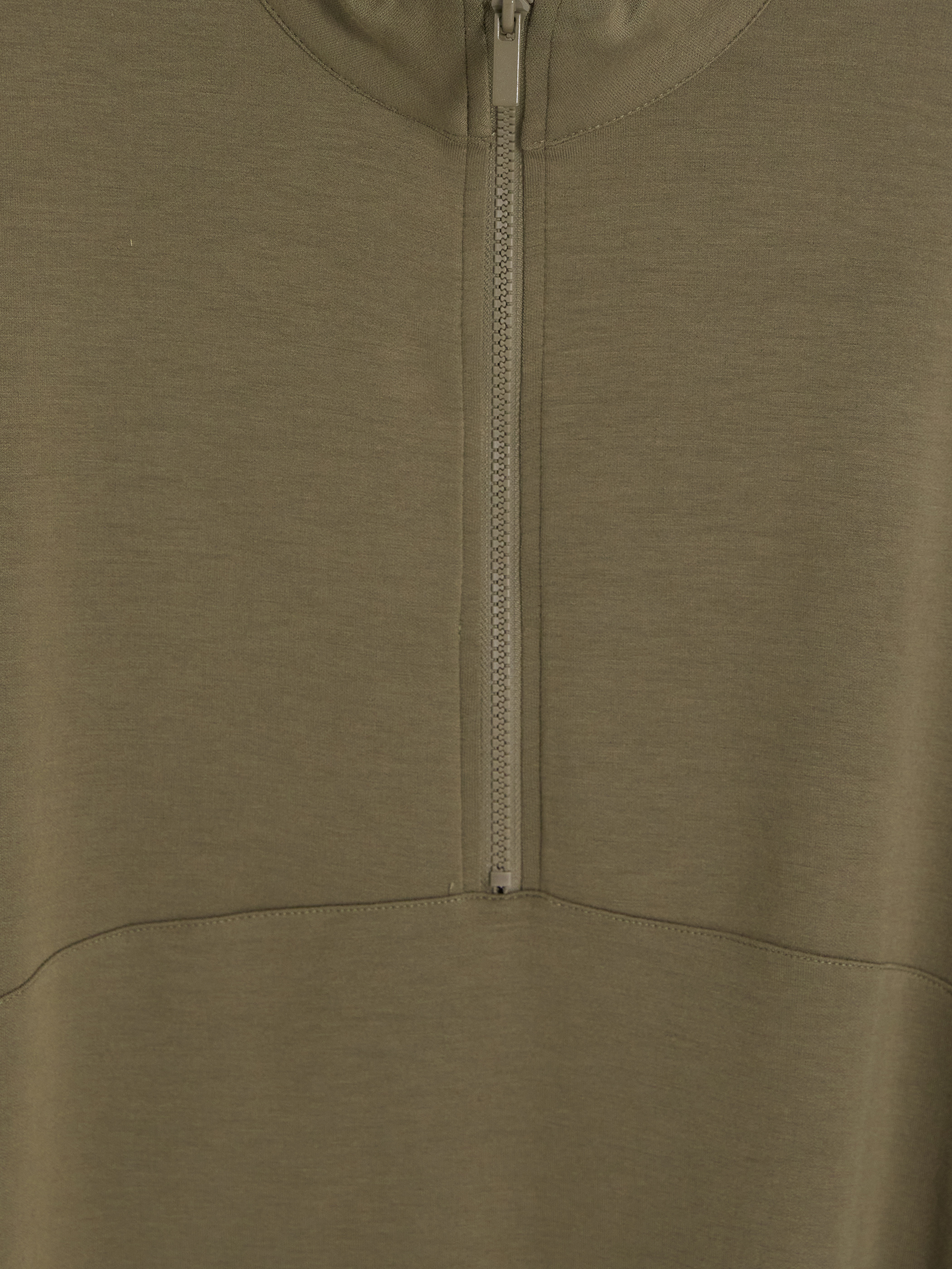 LCW Modest Dik Yaka Soft Touch Kadın Sweatshirt Tunik görsel 2